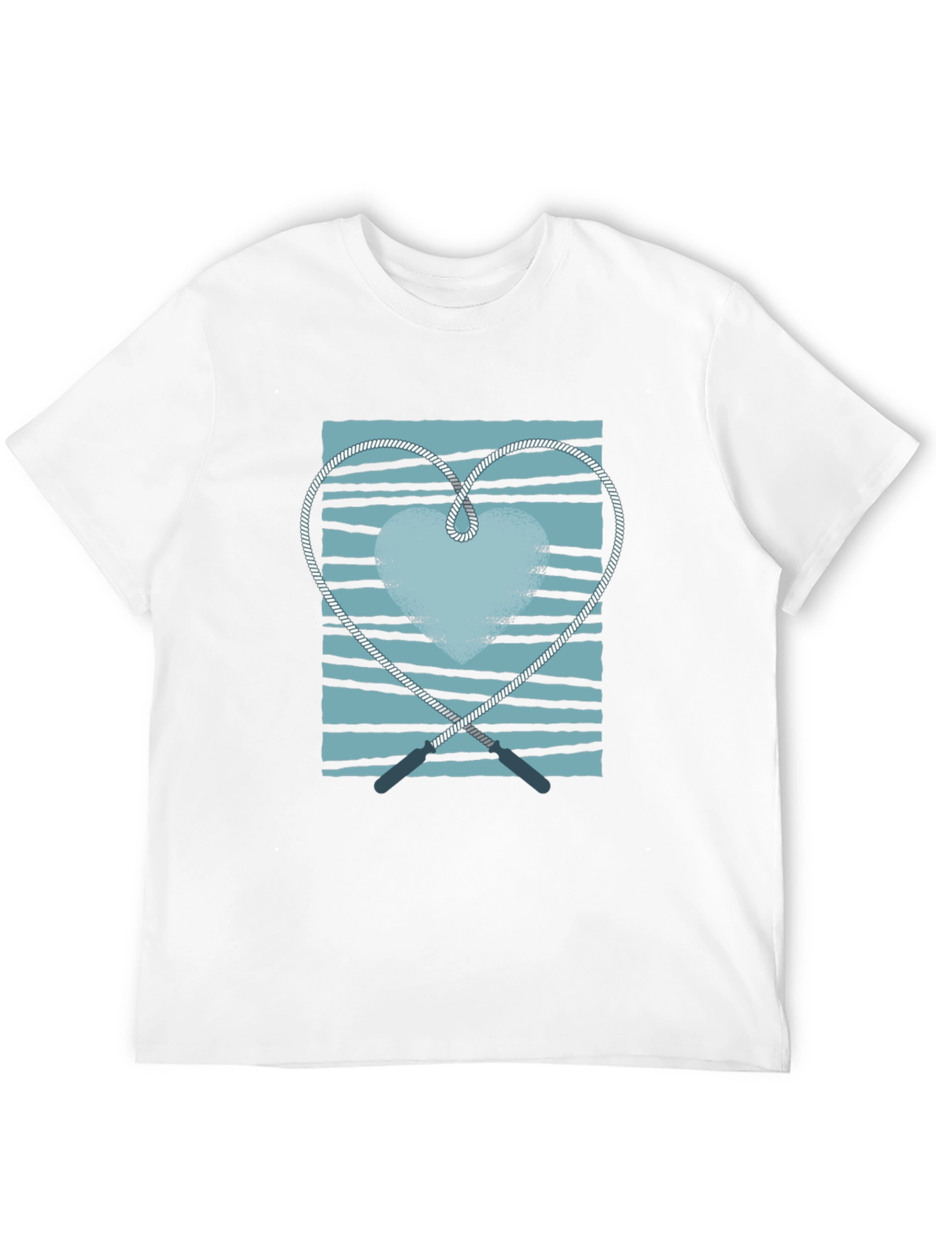 Jump Rope Heart Graphic Tee