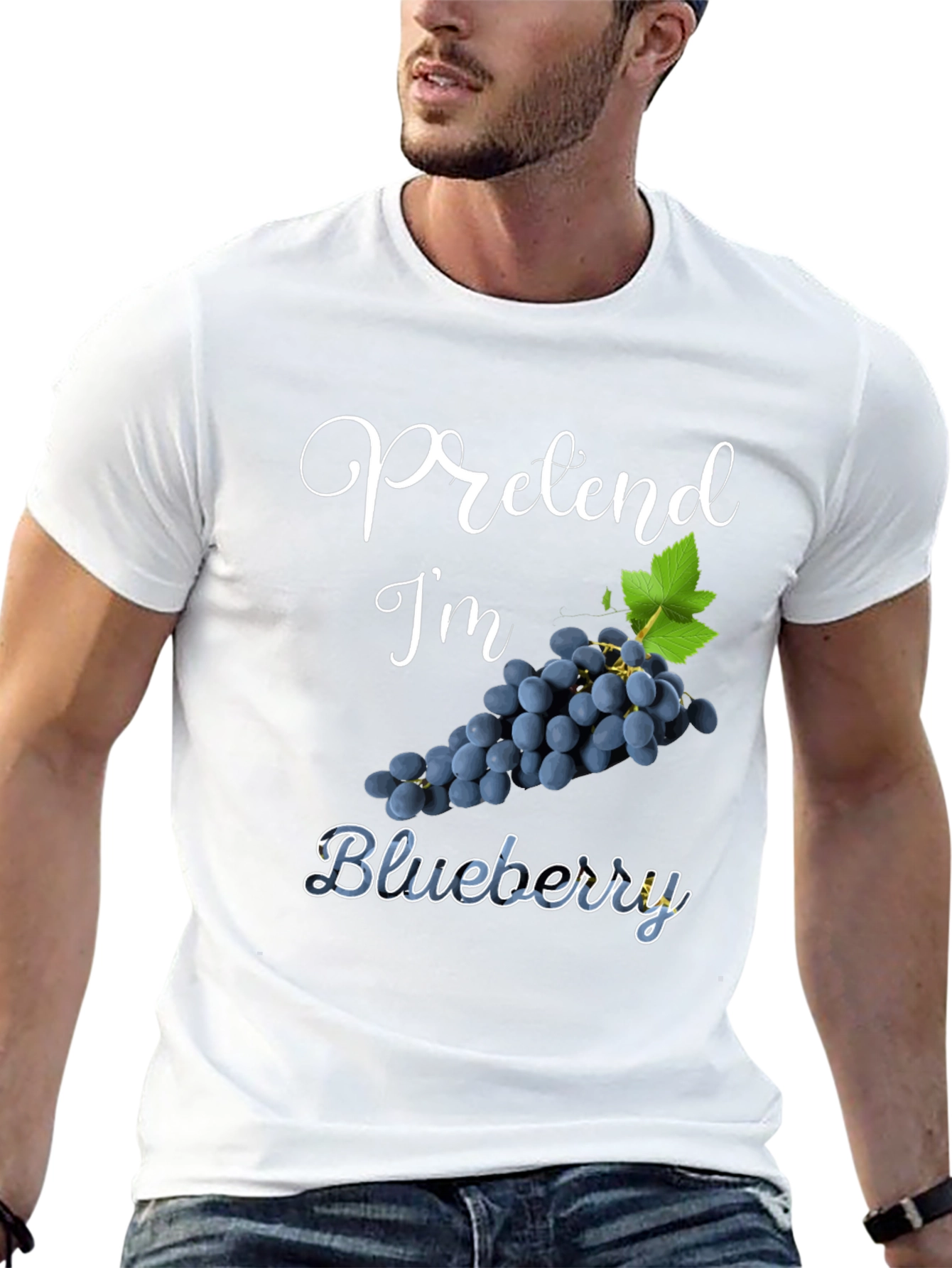 Pretend Im Blueberry Graphic T-Shirt