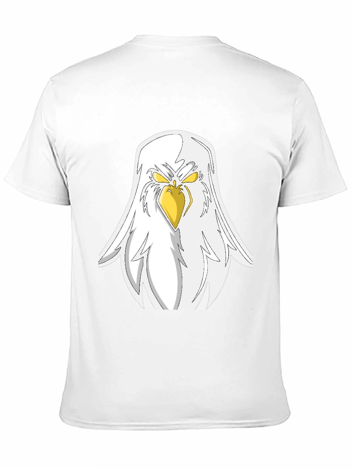 Eagle Graphic Black T-Shirt - Fierce Bird Design