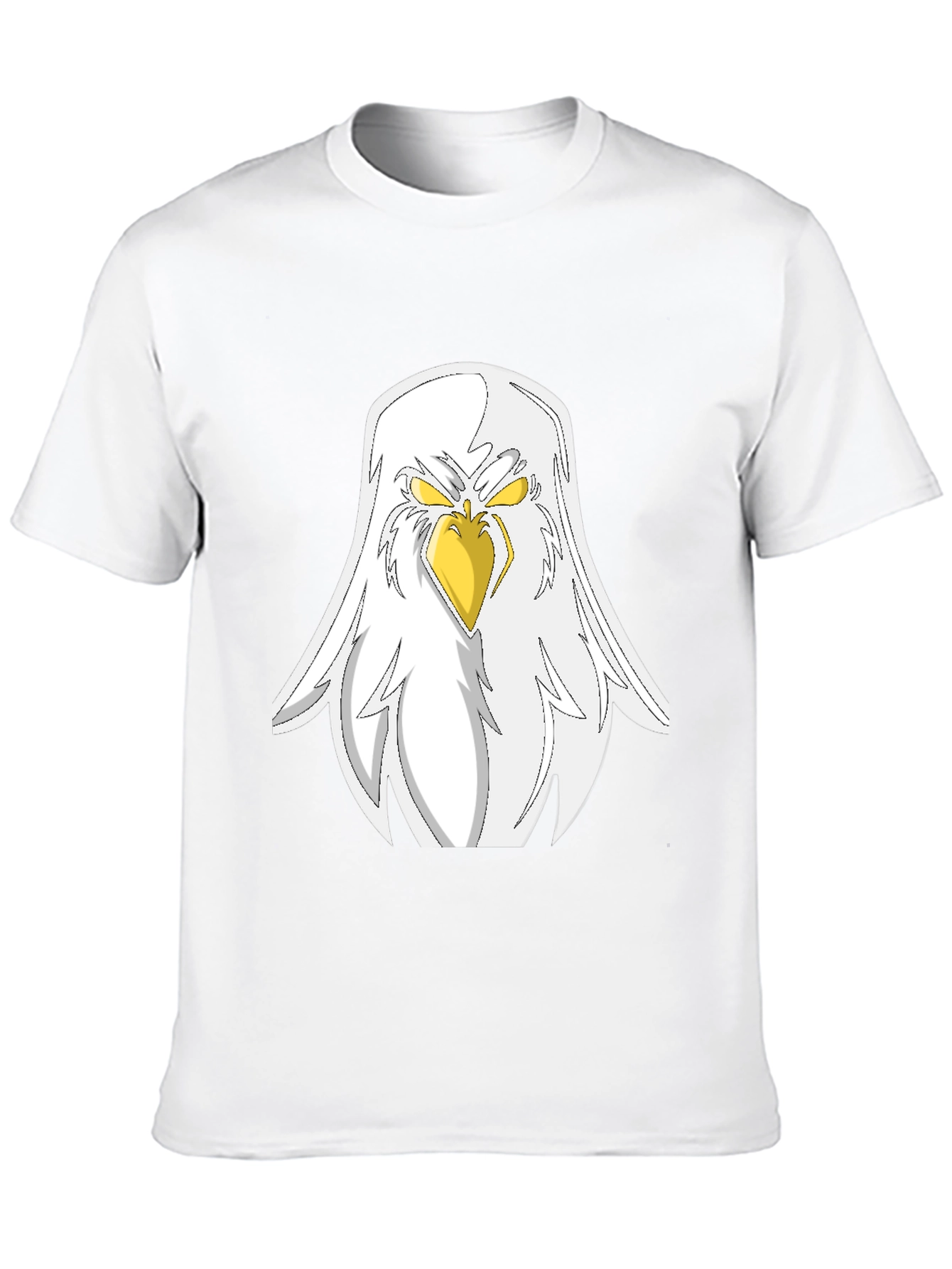 Eagle Graphic Black T-Shirt - Fierce Bird Design