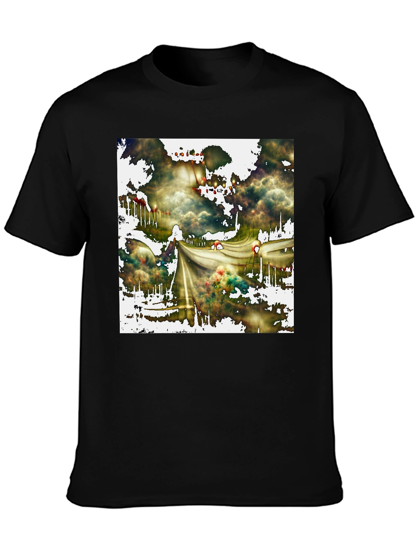 Abstract Road T-Shirt - Unique Graphic Tee