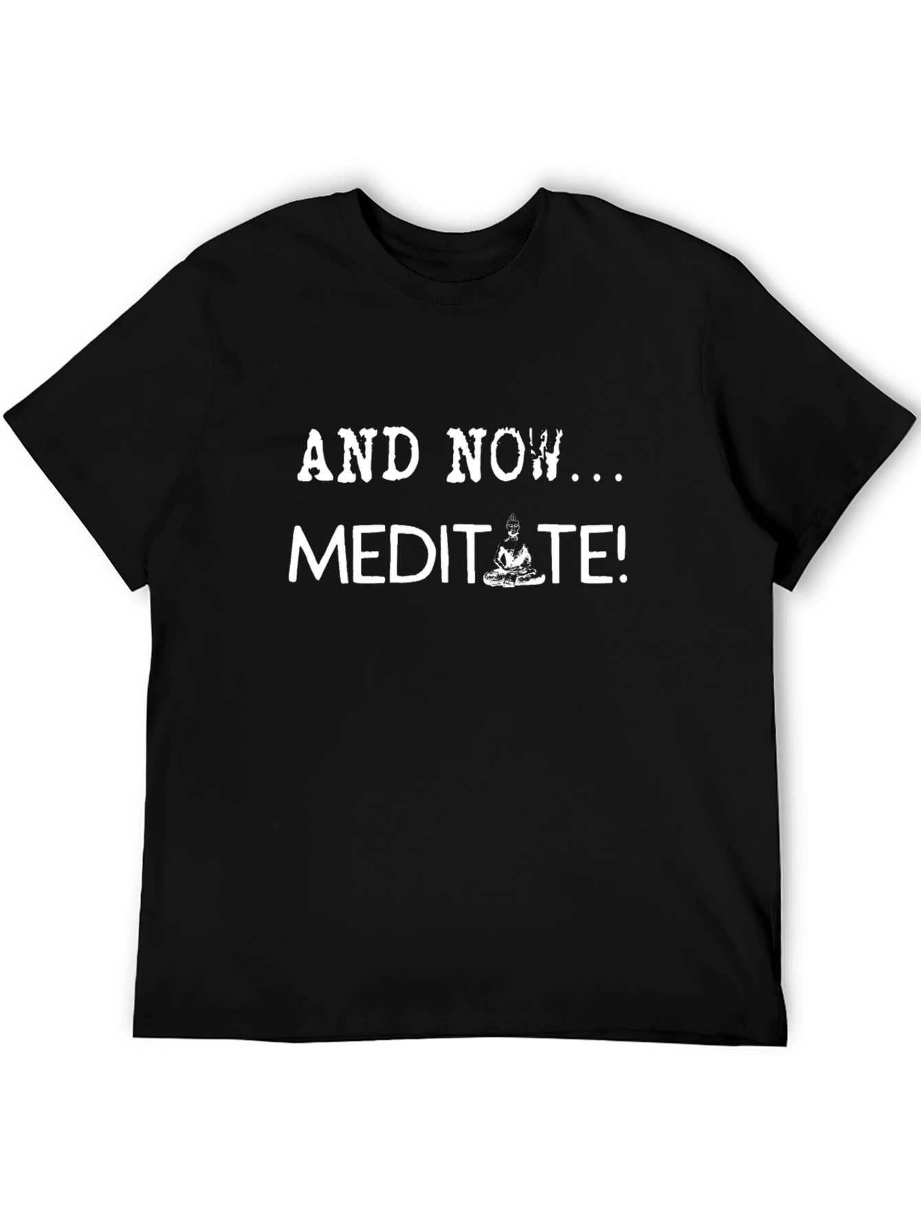 Meditate Graphic Tee - Black