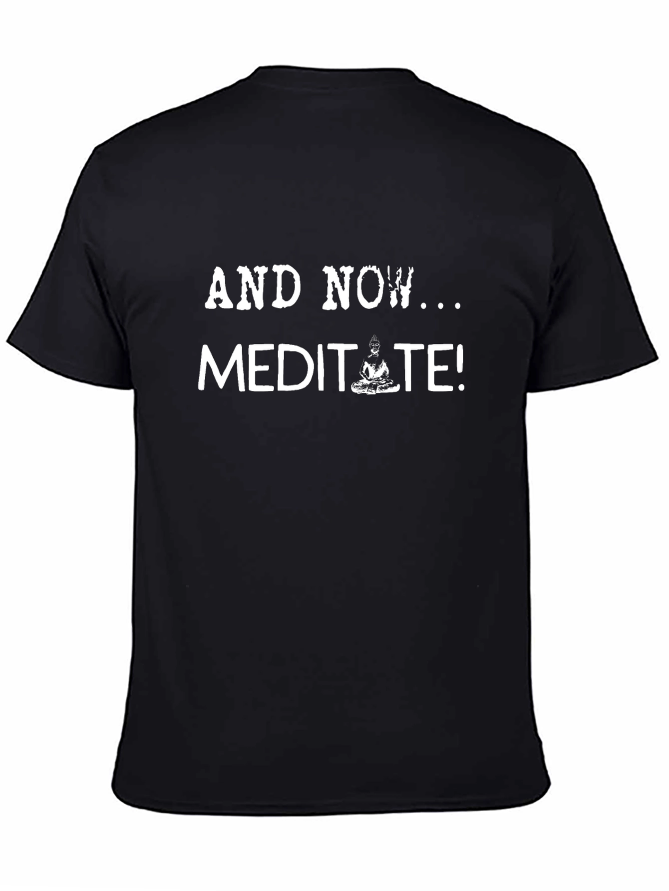 Meditate Graphic Tee - Black