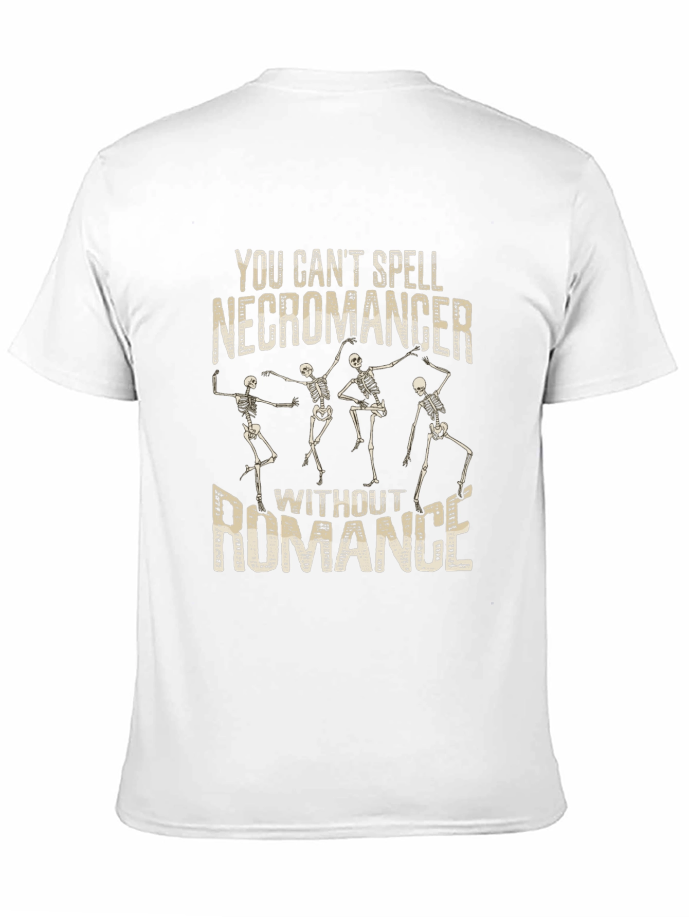 Necromancer Romance Graphic T-Shirt - Funny Skeleton Tee