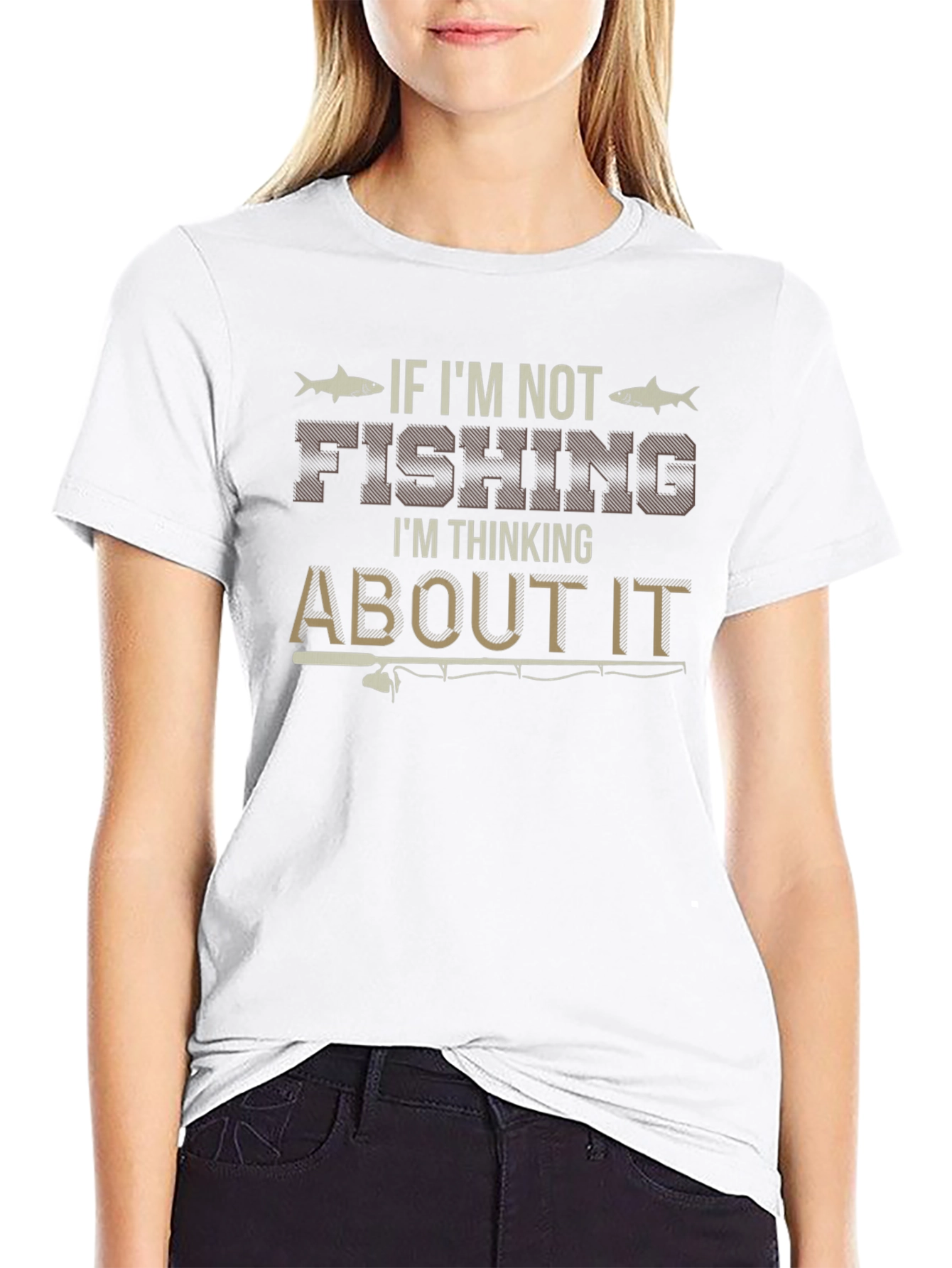 Fishing Graphic Tee - If Im Not Fishing T-Shirt
