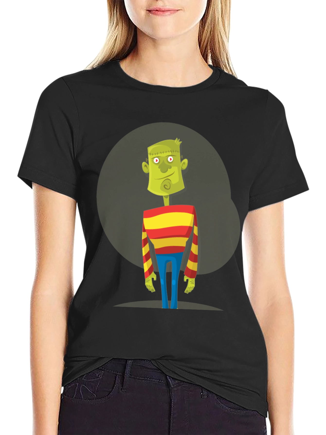 Frankenstein Cartoon Graphic T-Shirt