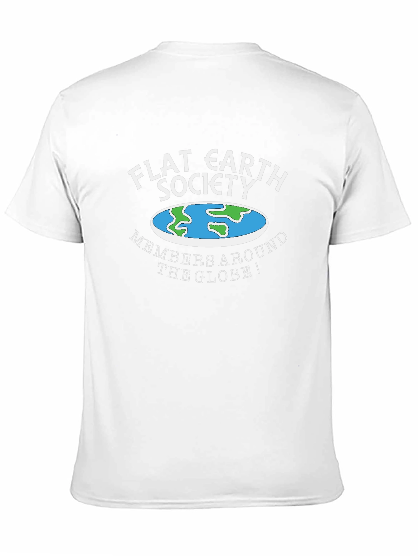 Flat Earth Society Graphic Tee - Black