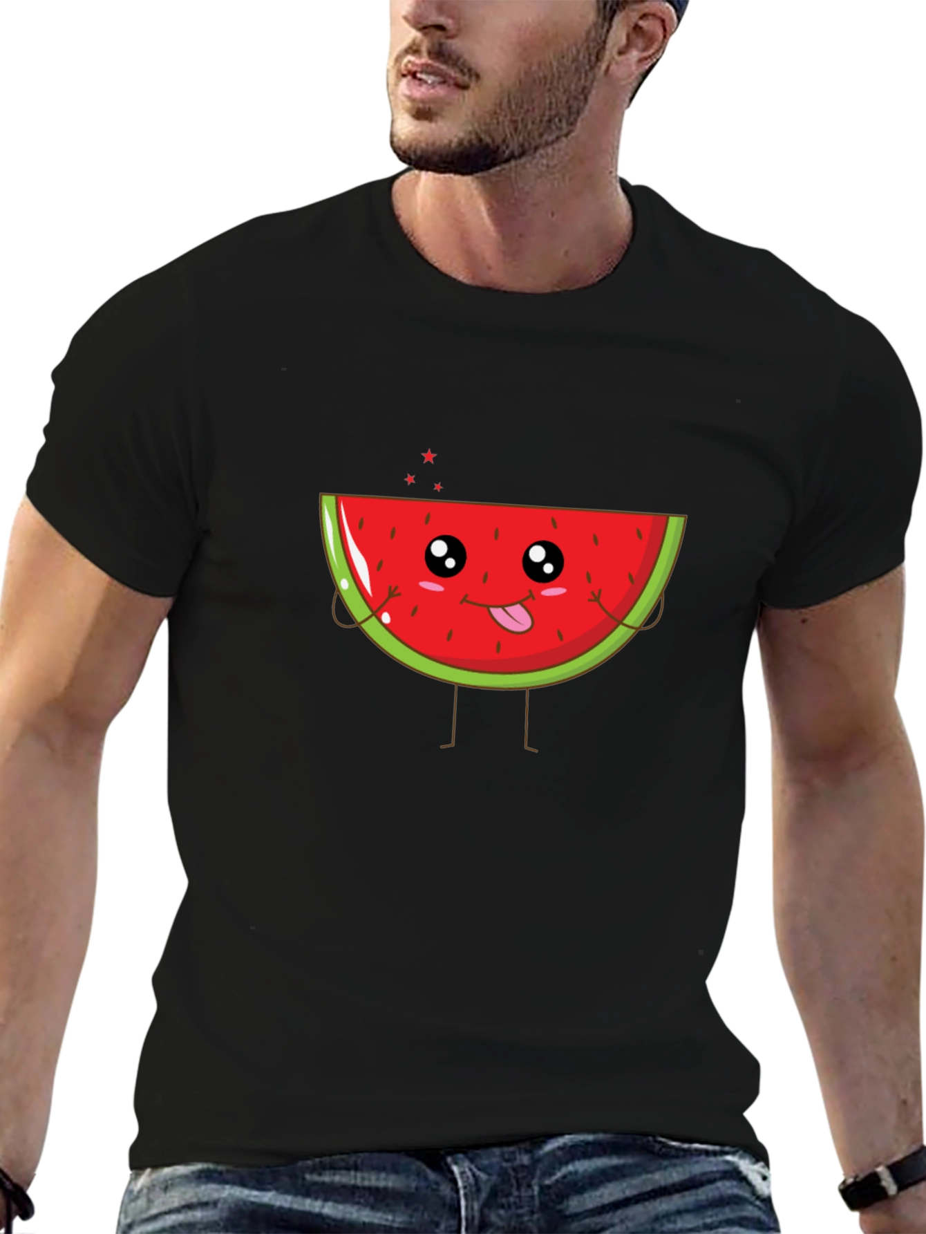Cute Watermelon Graphic Tee - Summer Fun T-Shirt