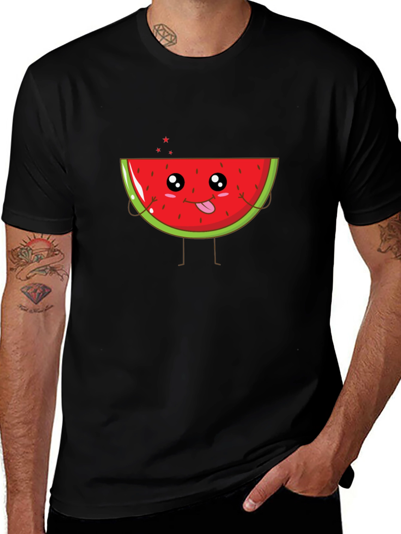 Cute Watermelon Graphic Tee - Summer Fun T-Shirt