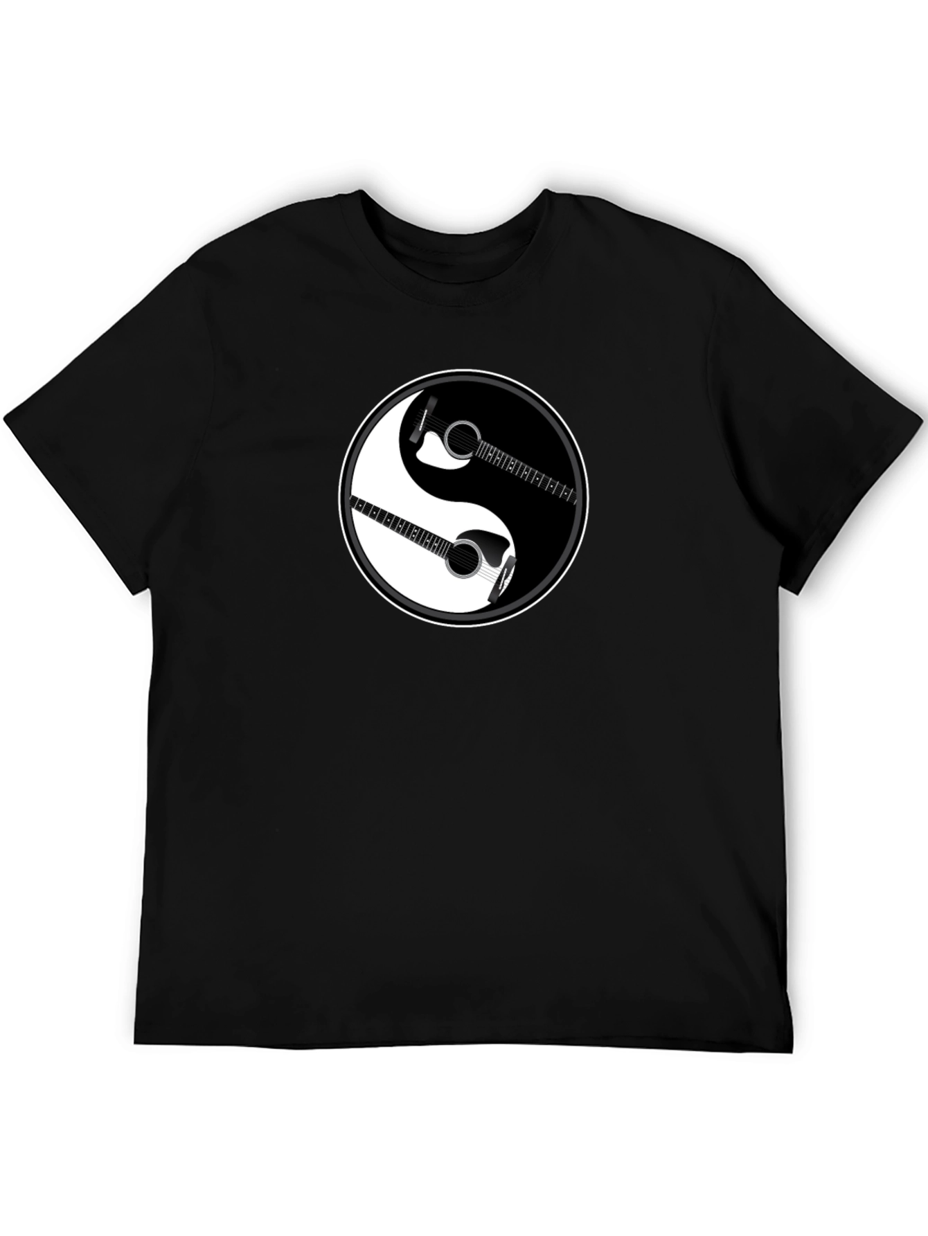 Yin Yang Guitar T-Shirt - Harmony in Music