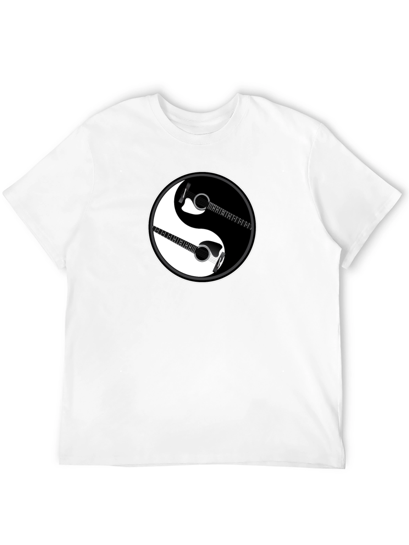 Yin Yang Guitar T-Shirt - Harmony in Music