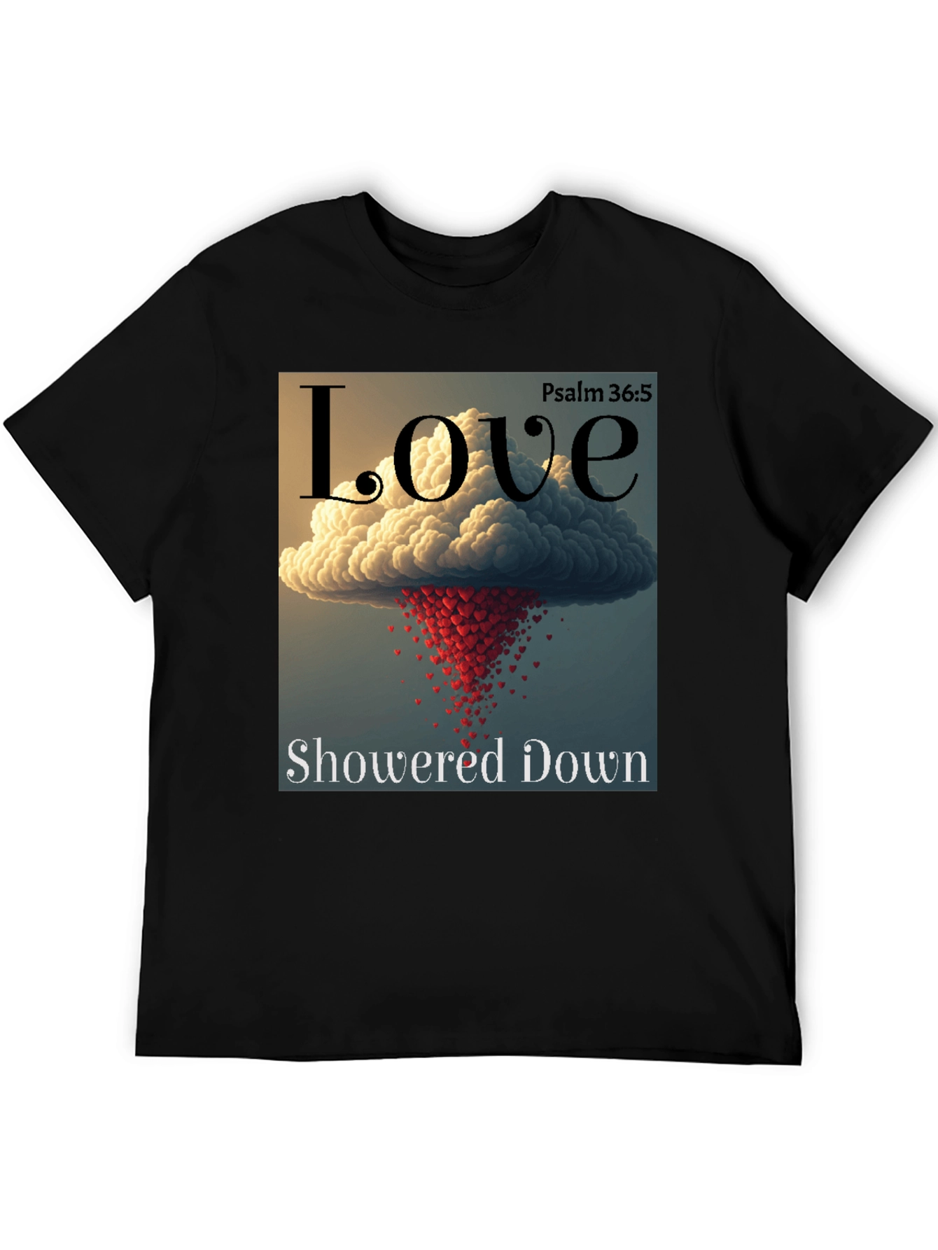 Love Showered Down Graphic T-Shirt