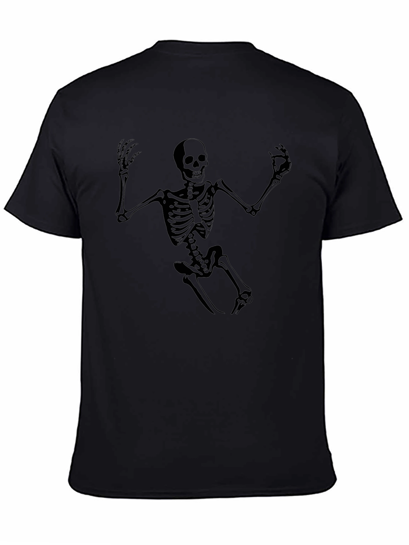 Skeleton Graphic Tee - Mens Black T-Shirt