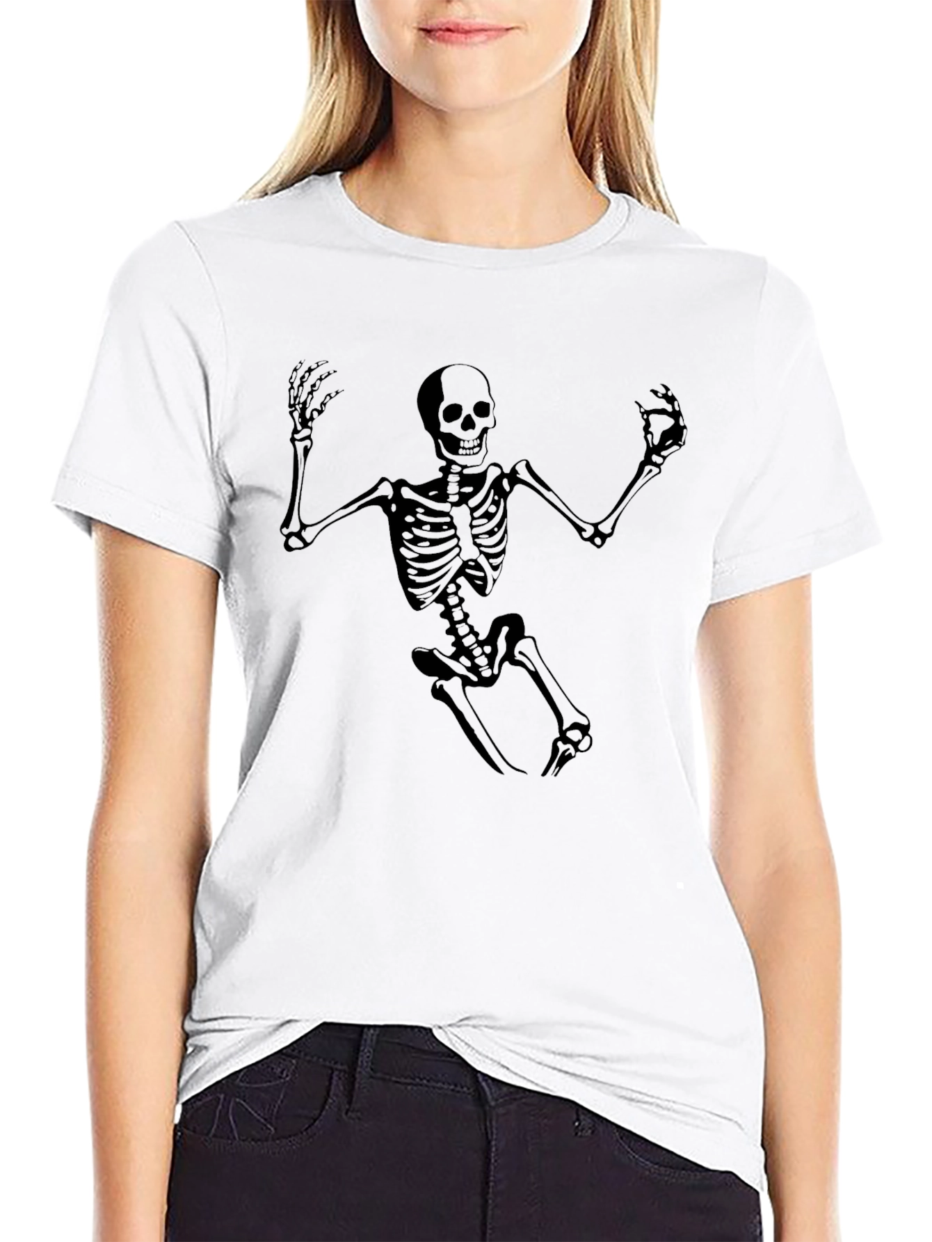 Skeleton Graphic Tee - Mens Black T-Shirt