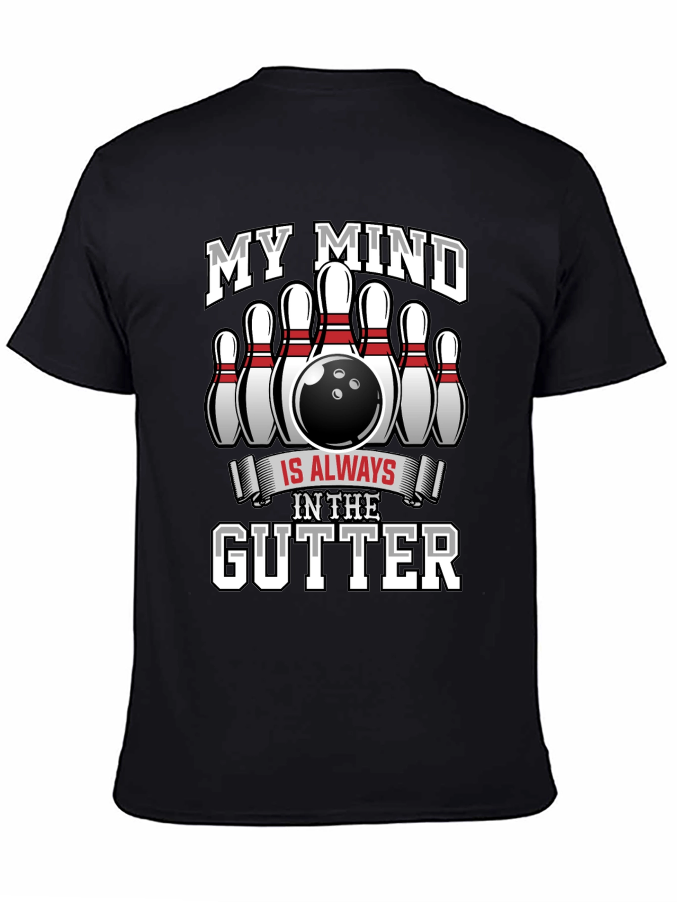 My Mind In The Gutter Bowling T-Shirt