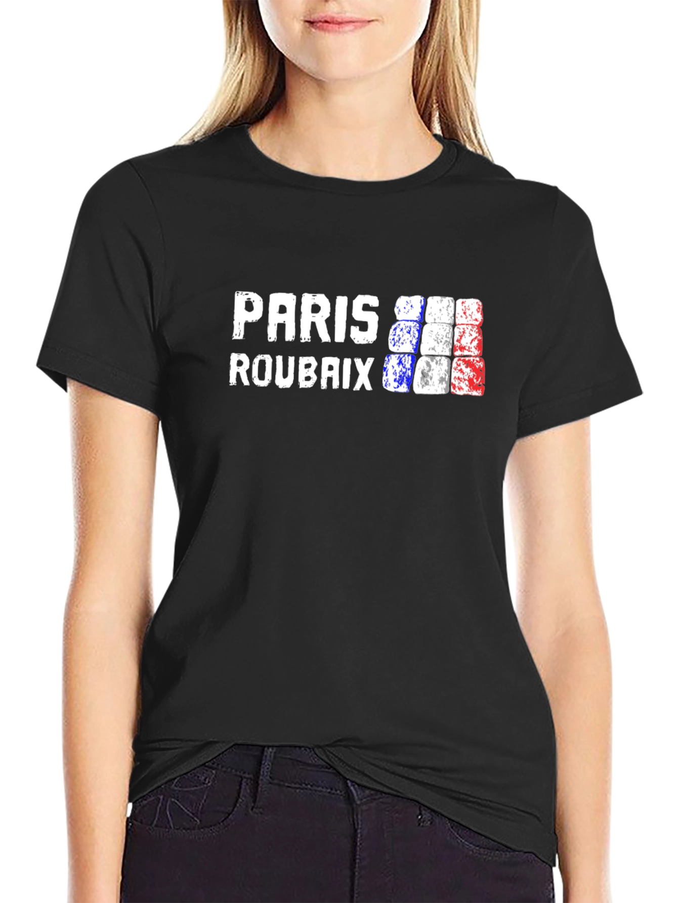 Paris Roubaix Black Graphic T-Shirt