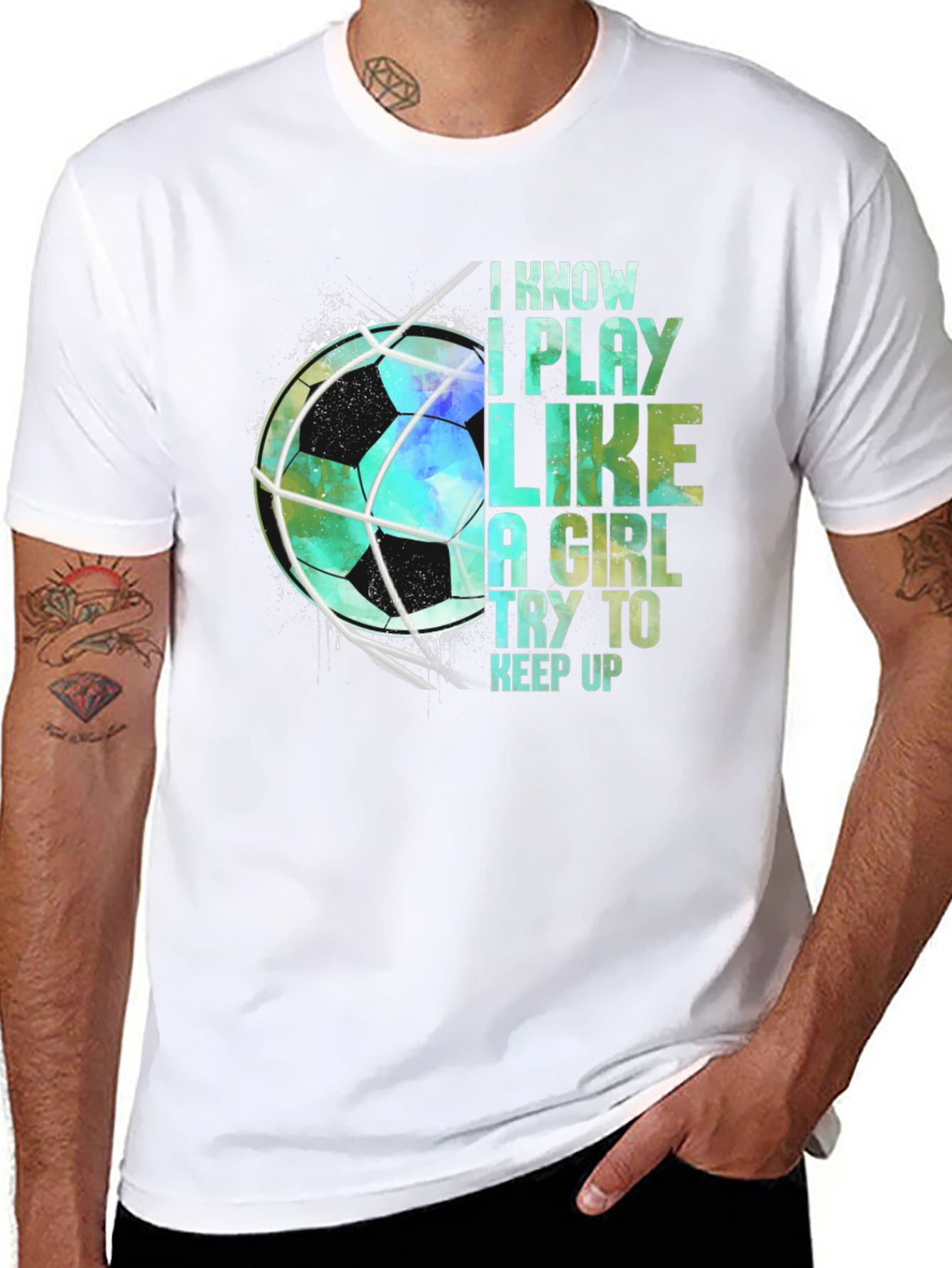 I Play Like a Girl Soccer T-Shirt