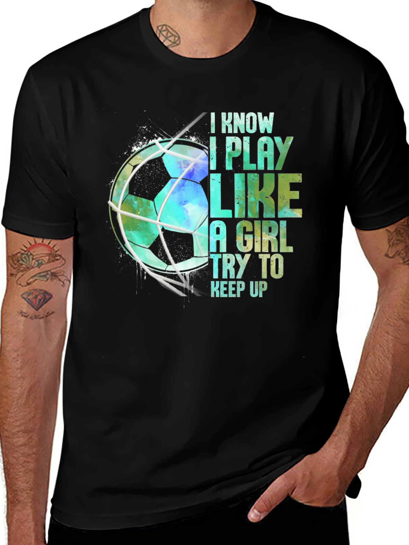 I Play Like a Girl Soccer T-Shirt