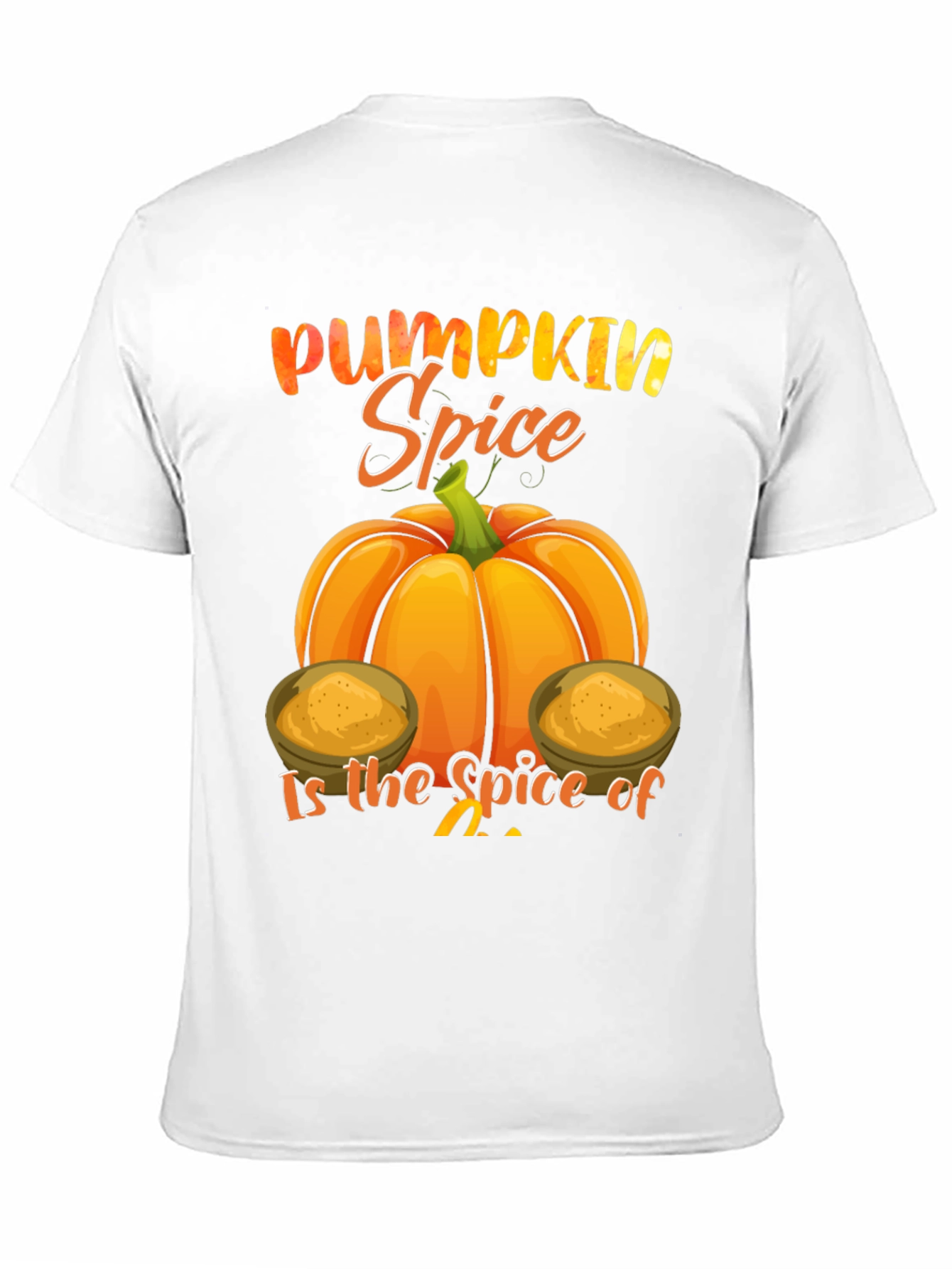 Pumpkin Spice Graphic Tee - Fall Season Shirt
