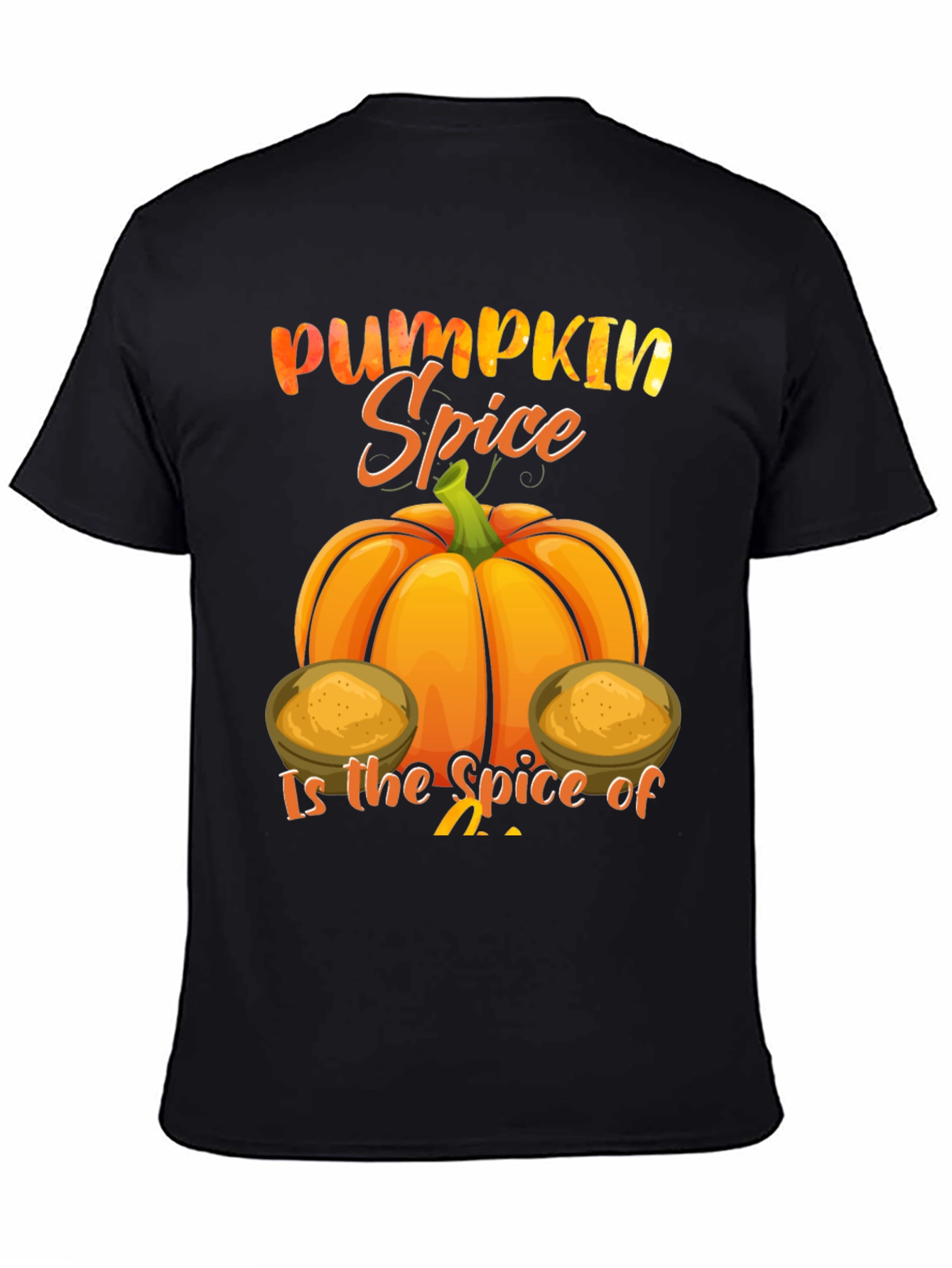Pumpkin Spice Graphic Tee - Fall Season Shirt