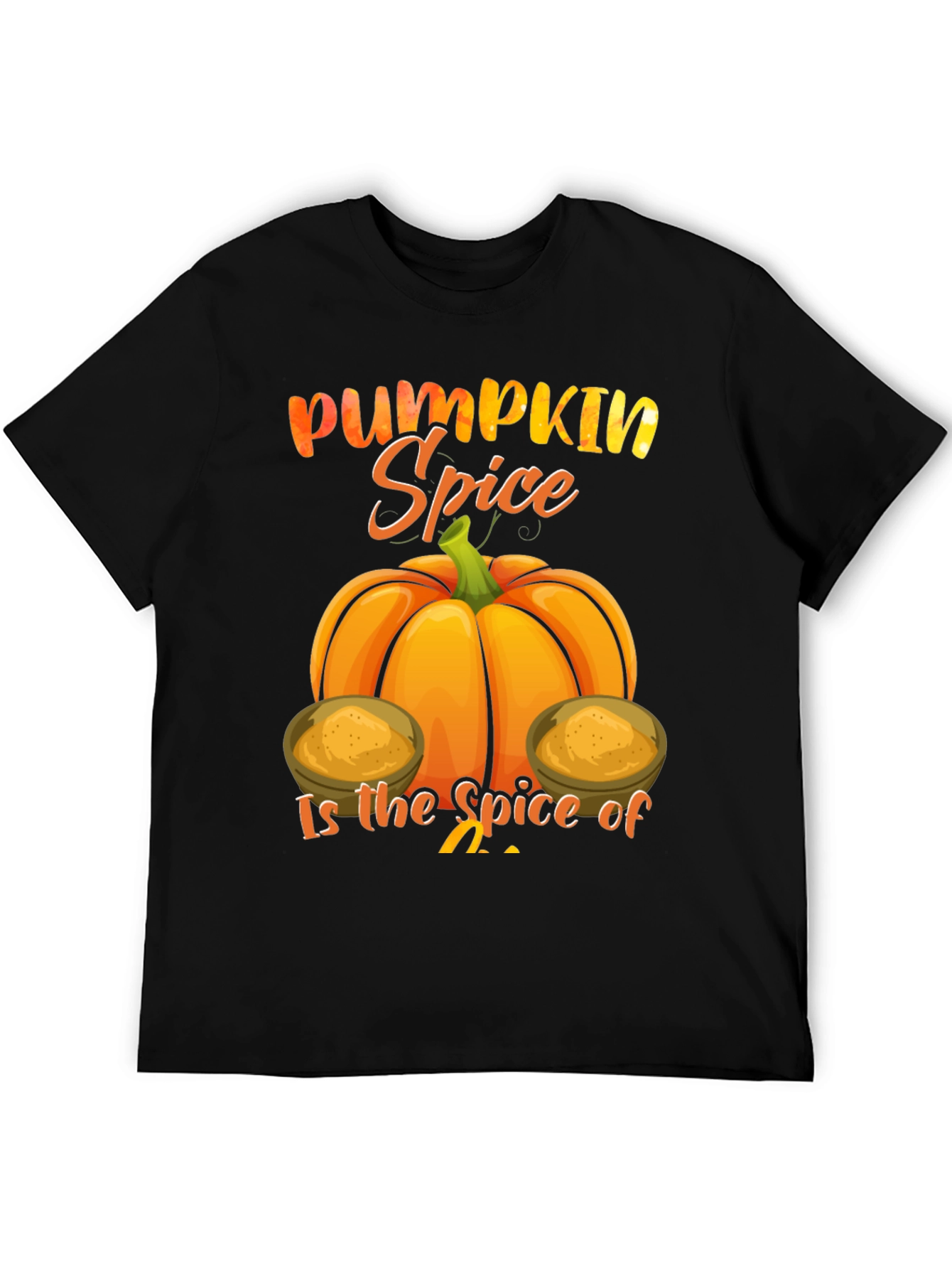 Pumpkin Spice Graphic Tee - Fall Season Shirt