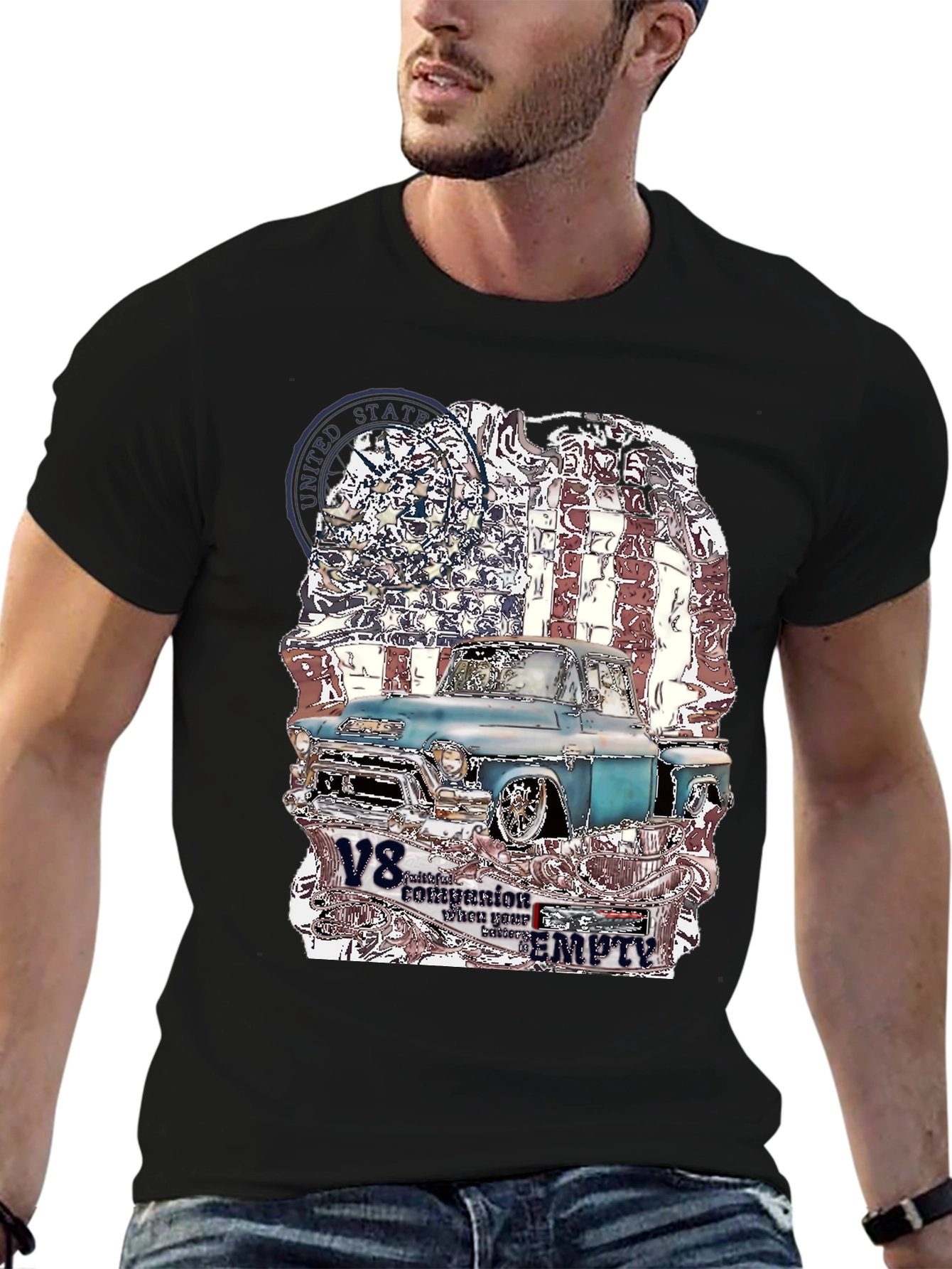 American Classic Truck V8 T-Shirt
