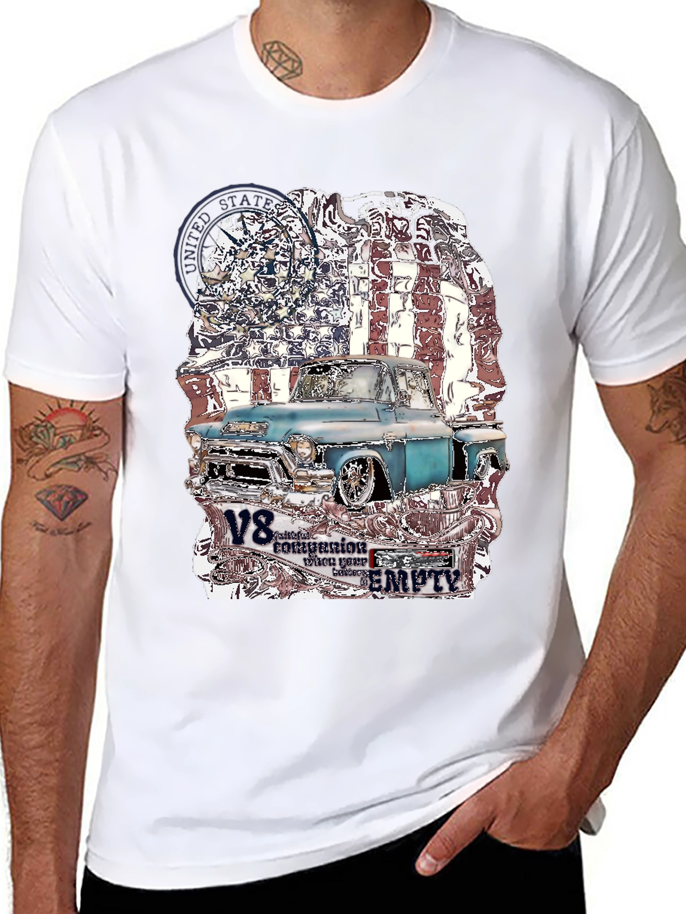 American Classic Truck V8 T-Shirt