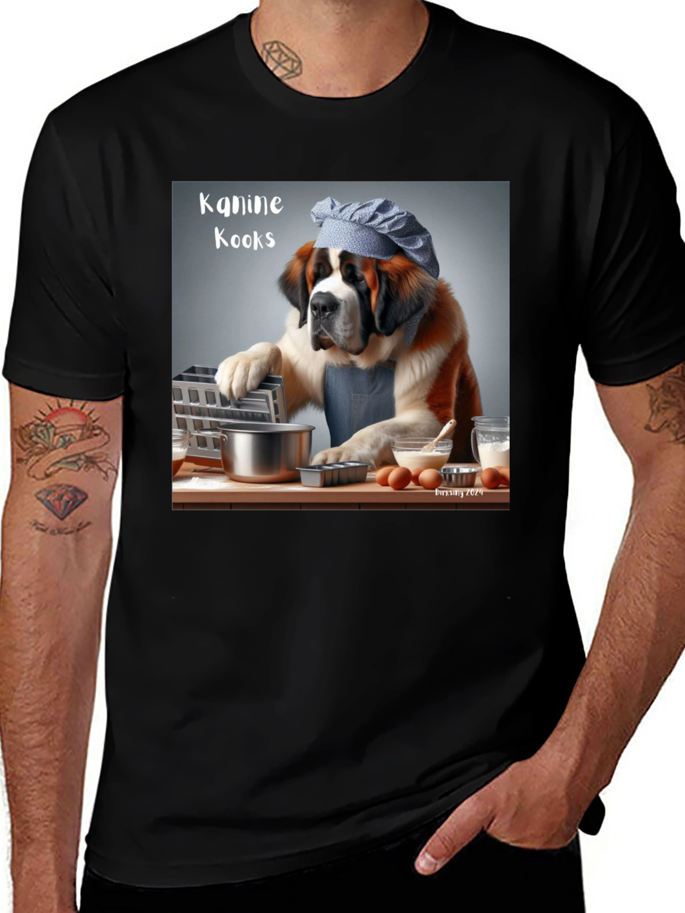 Kanine Kooks T-Shirt - Dog Baker Tee