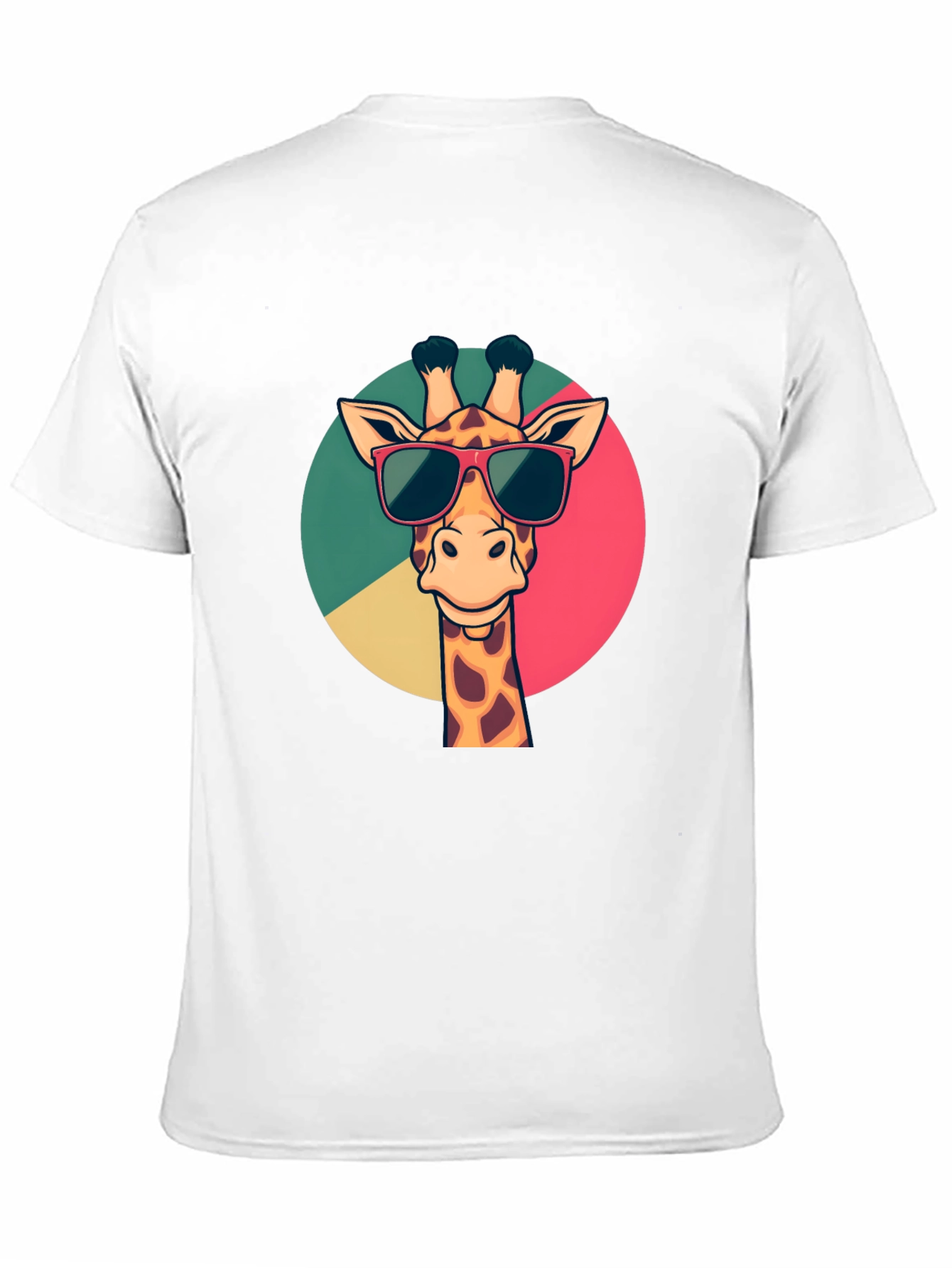 Giraffe Sunglasses Graphic Tee - Mens Black T-Shirt