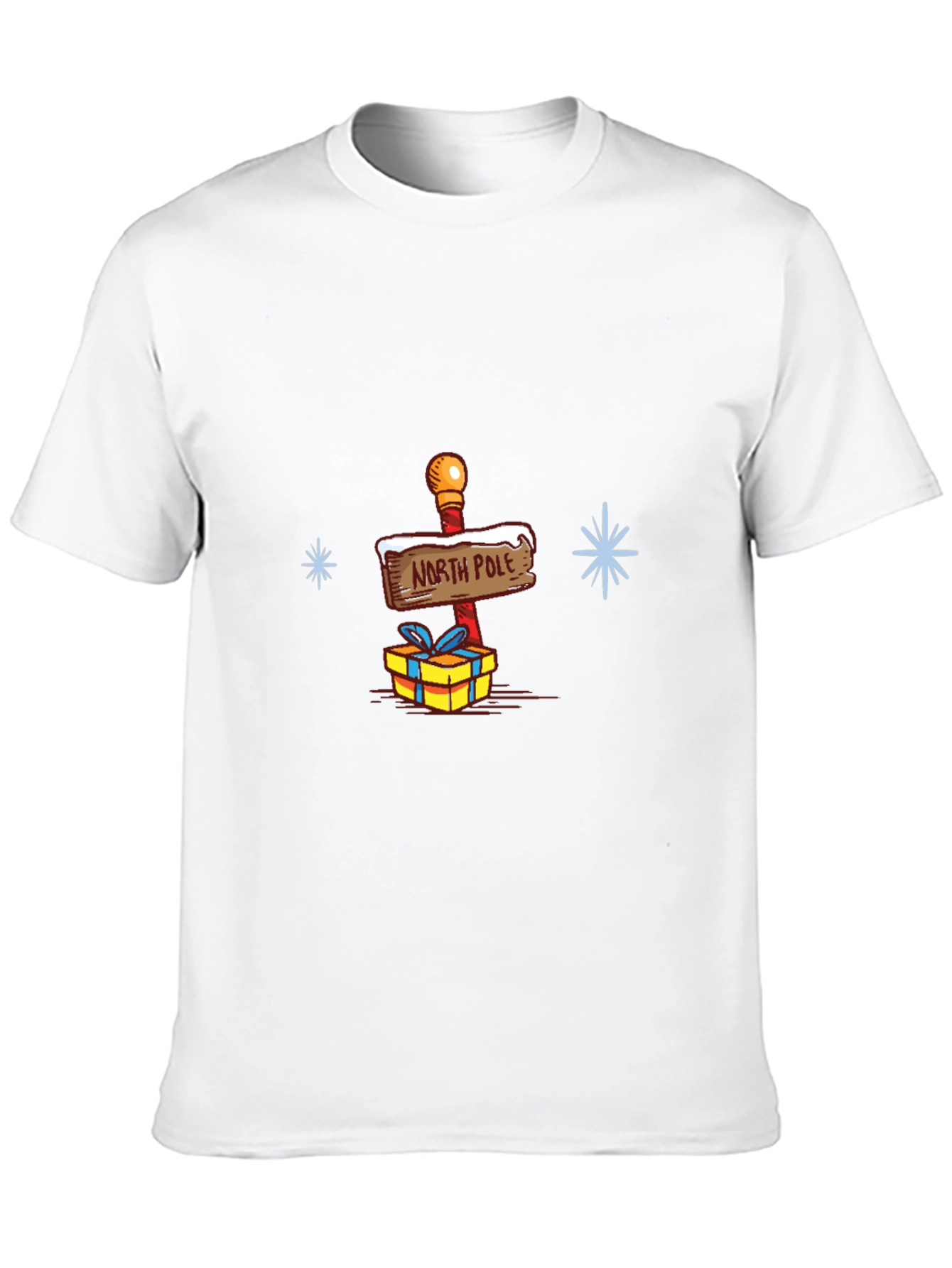 North Pole Gift T-Shirt - Holiday Cheer
