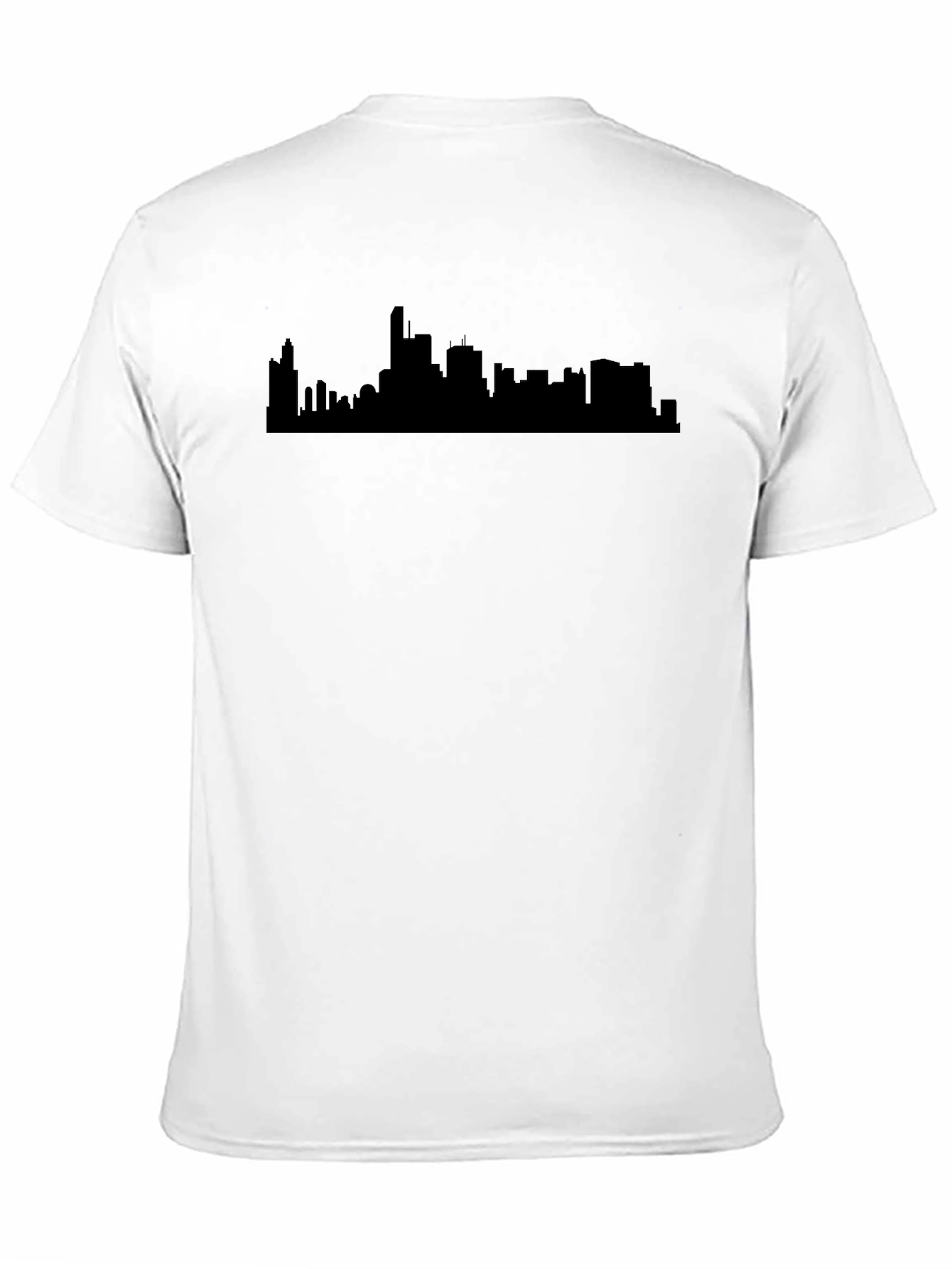 Cityscape Graphic Tee - Urban Silhouette T-Shirt