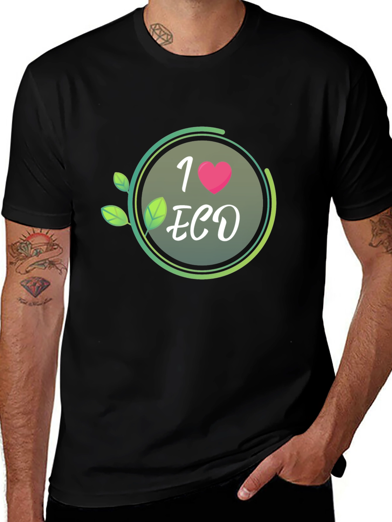 I Love Eco Graphic T-Shirt