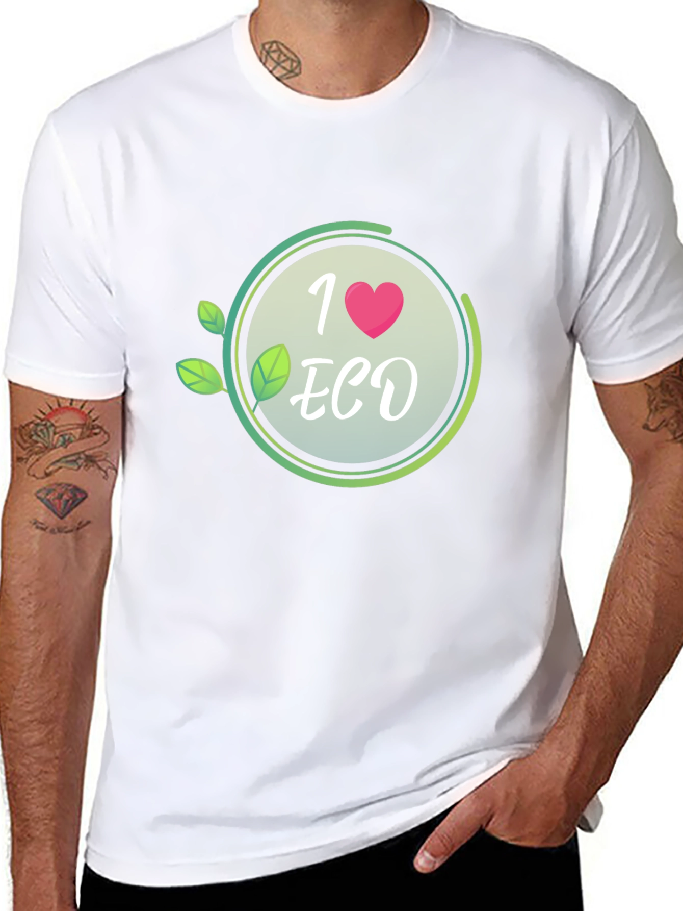 I Love Eco Graphic T-Shirt