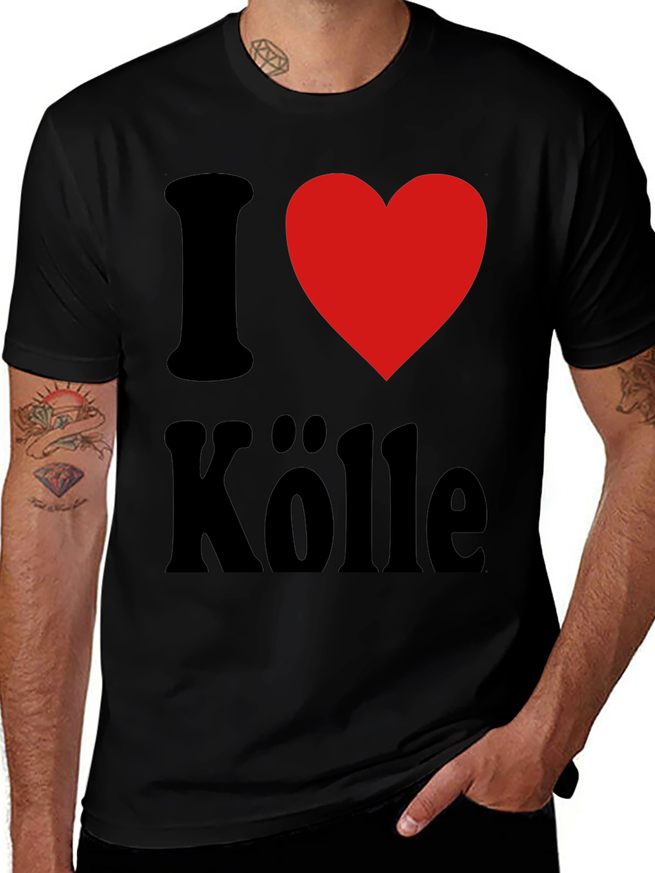 I Heart Kölle Black T-Shirt