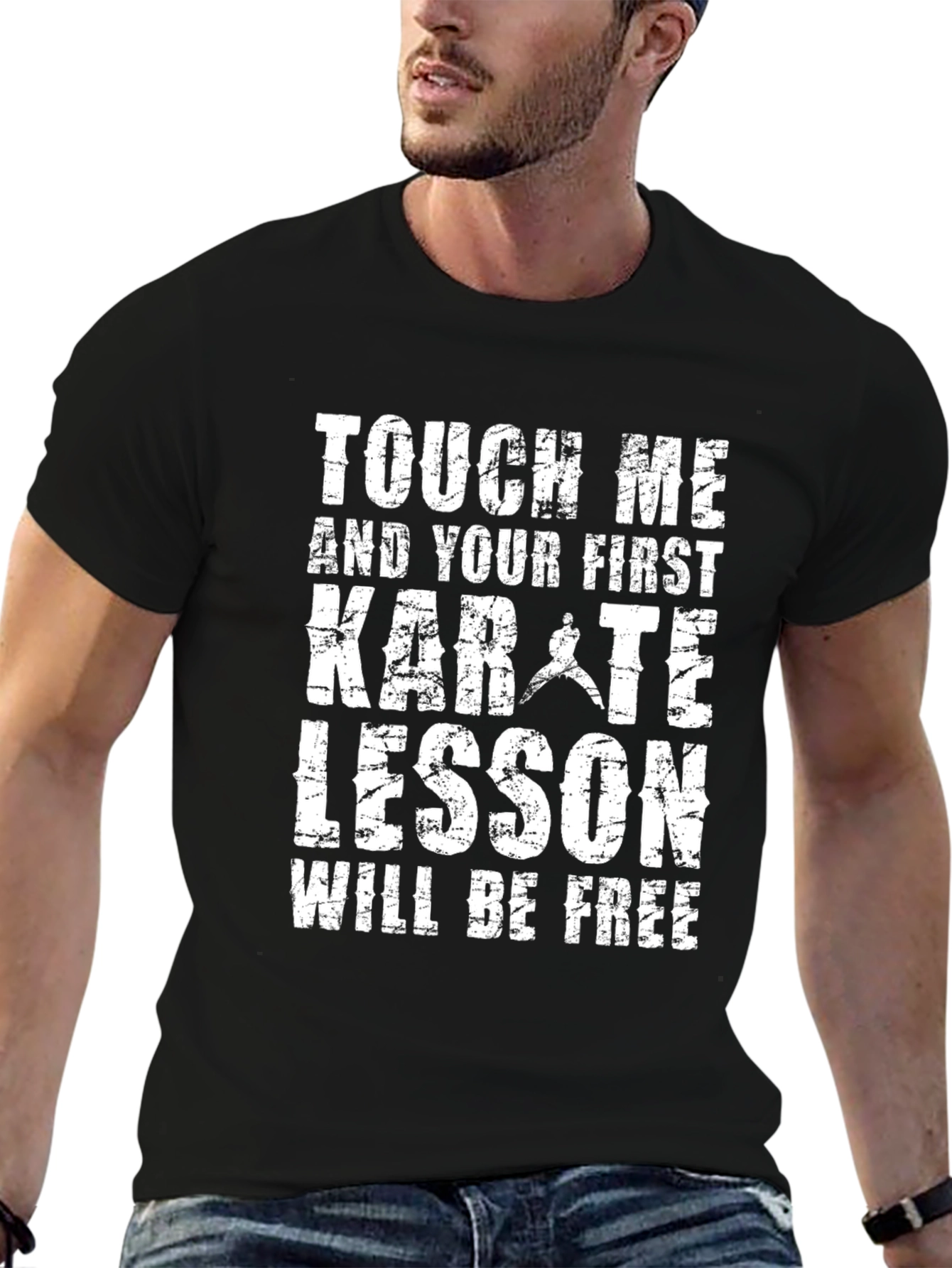 Karate Lesson Free T-Shirt Funny Martial Arts Tee