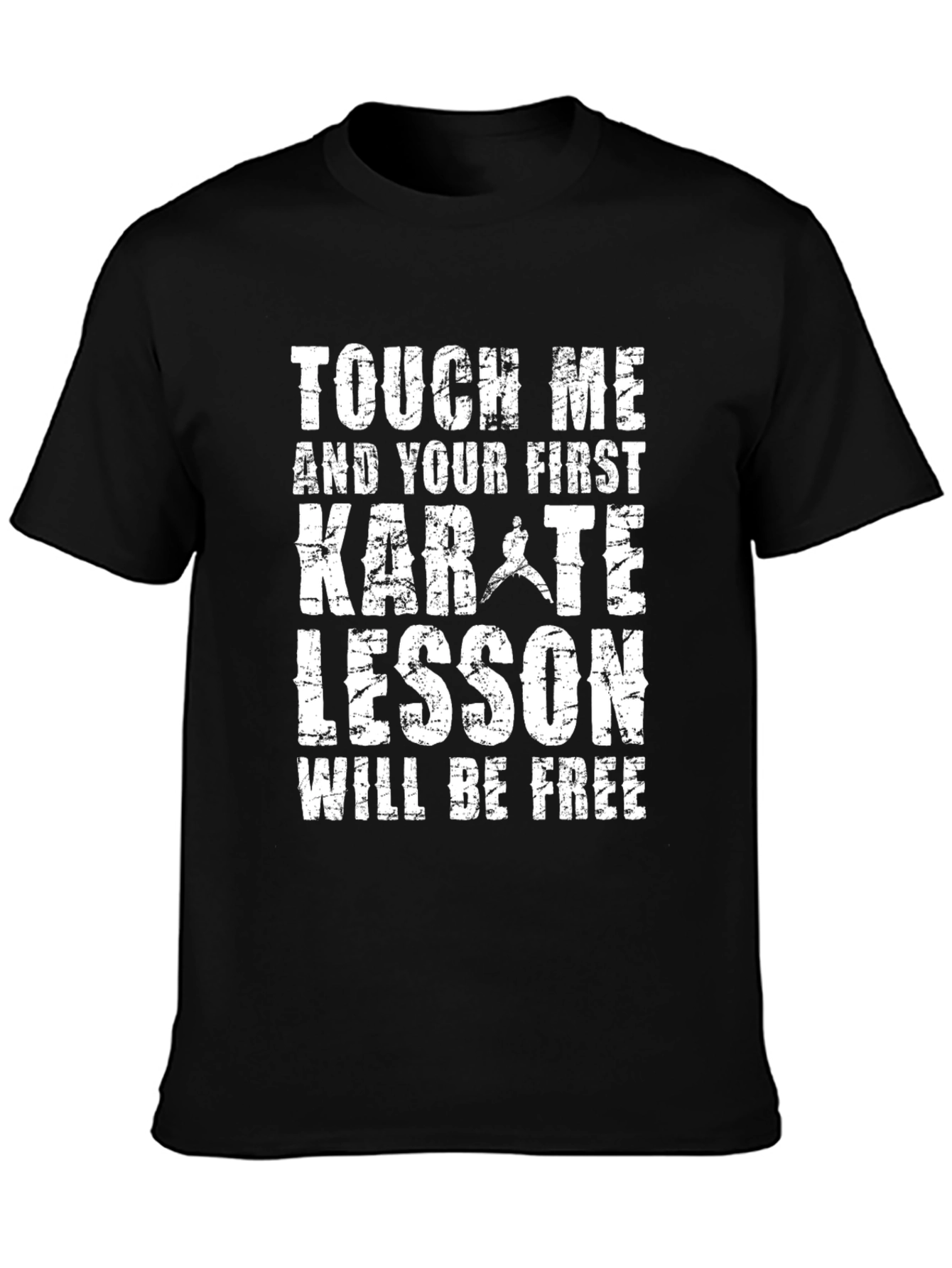 Karate Lesson Free T-Shirt Funny Martial Arts Tee