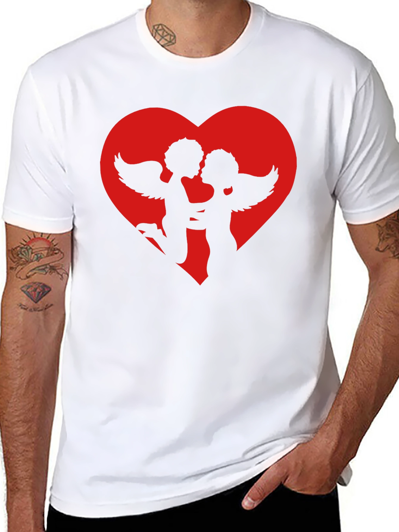 Cherub Valentines Day T-Shirt: Love & Angels