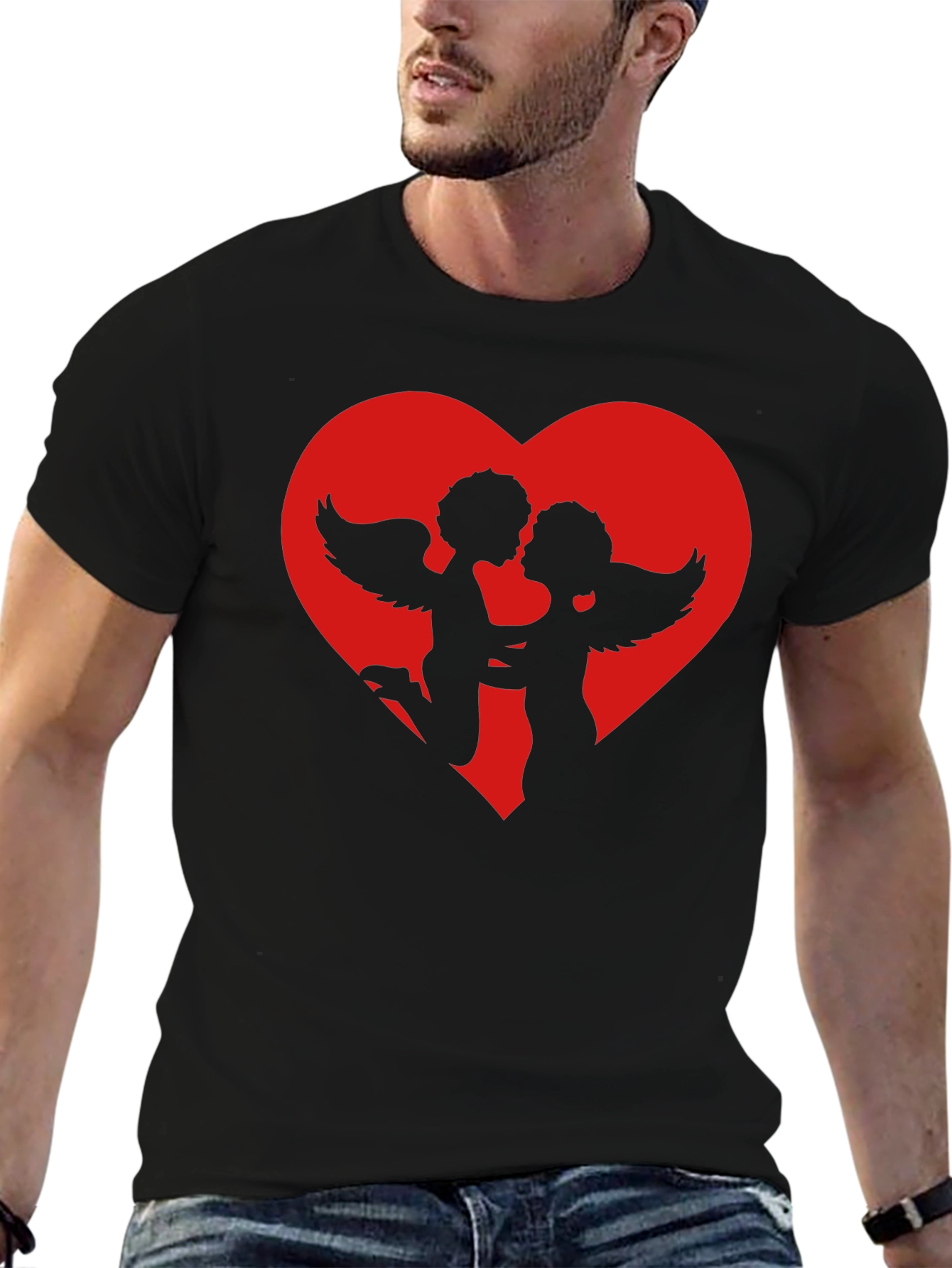 Cherub Valentines Day T-Shirt: Love & Angels