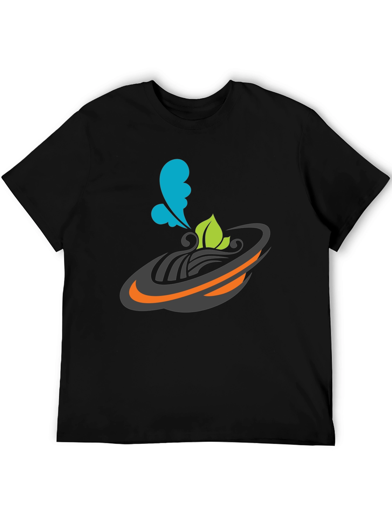 Modern Graphic Tee - Abstract Design Casual Style