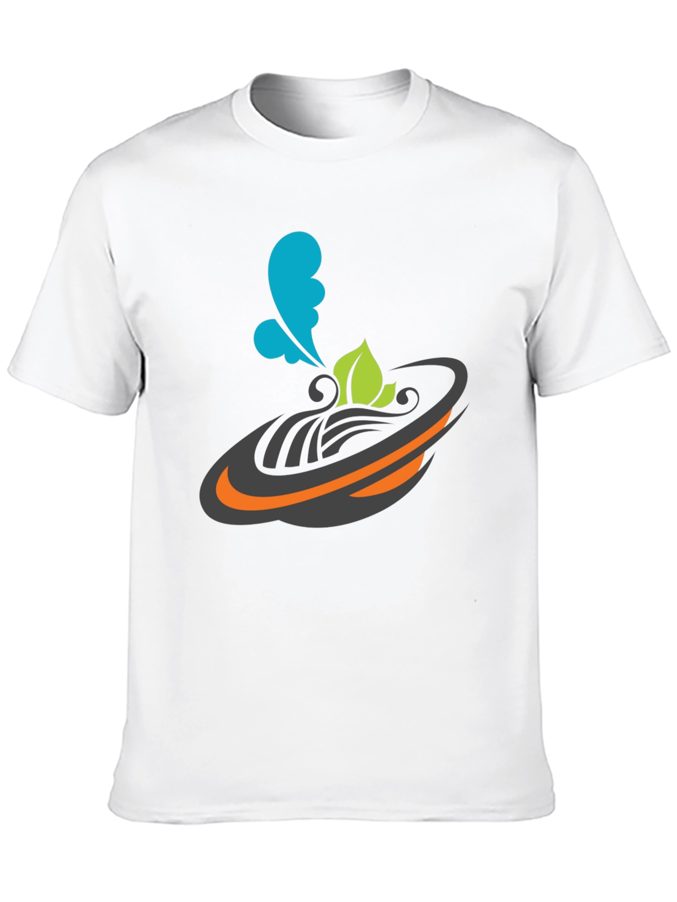 Modern Graphic Tee - Abstract Design Casual Style