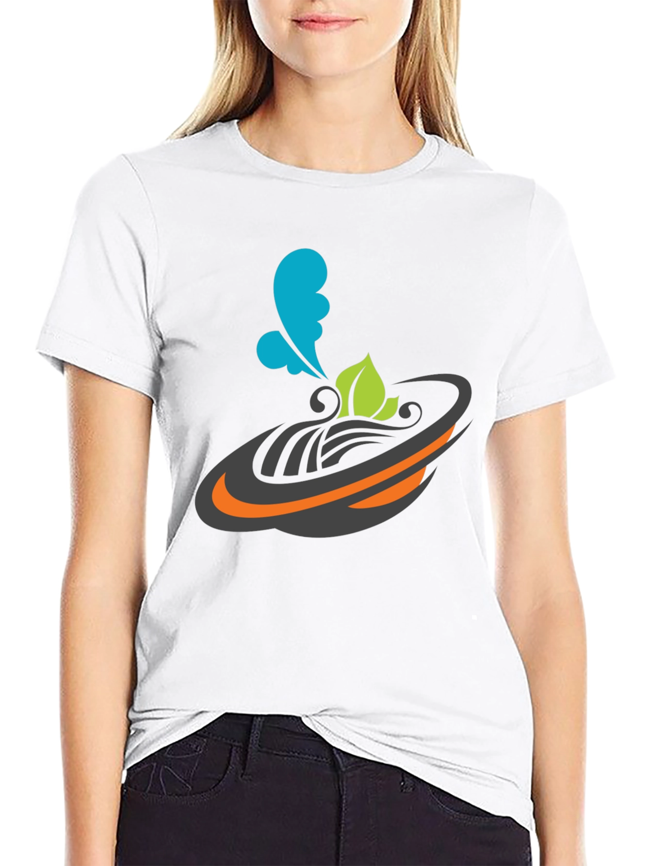 Modern Graphic Tee - Abstract Design Casual Style