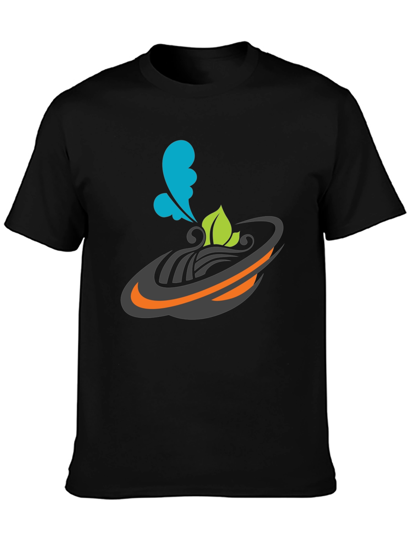 Modern Graphic Tee - Abstract Design Casual Style