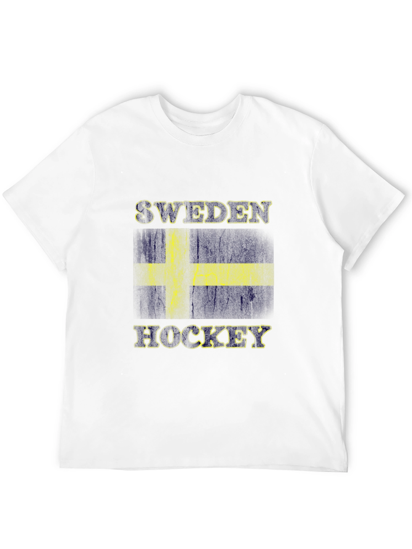 Sweden Hockey Flag T-Shirt