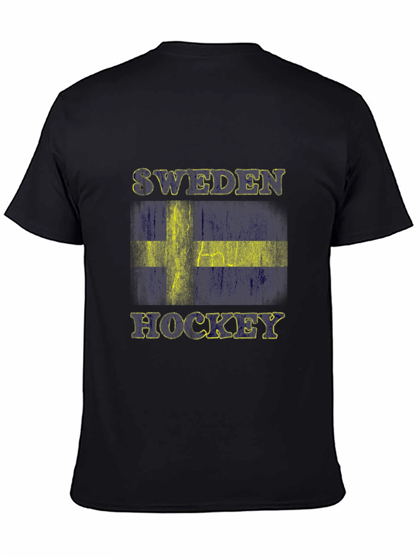 Sweden Hockey Flag T-Shirt