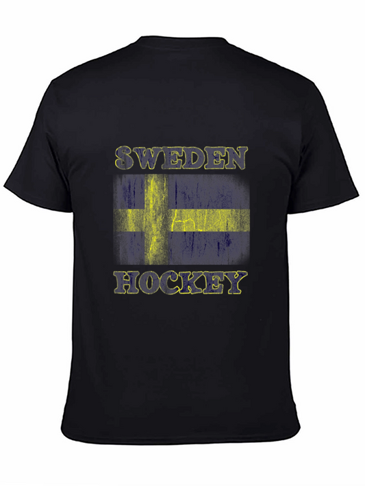 Sweden Hockey Flag T-Shirt
