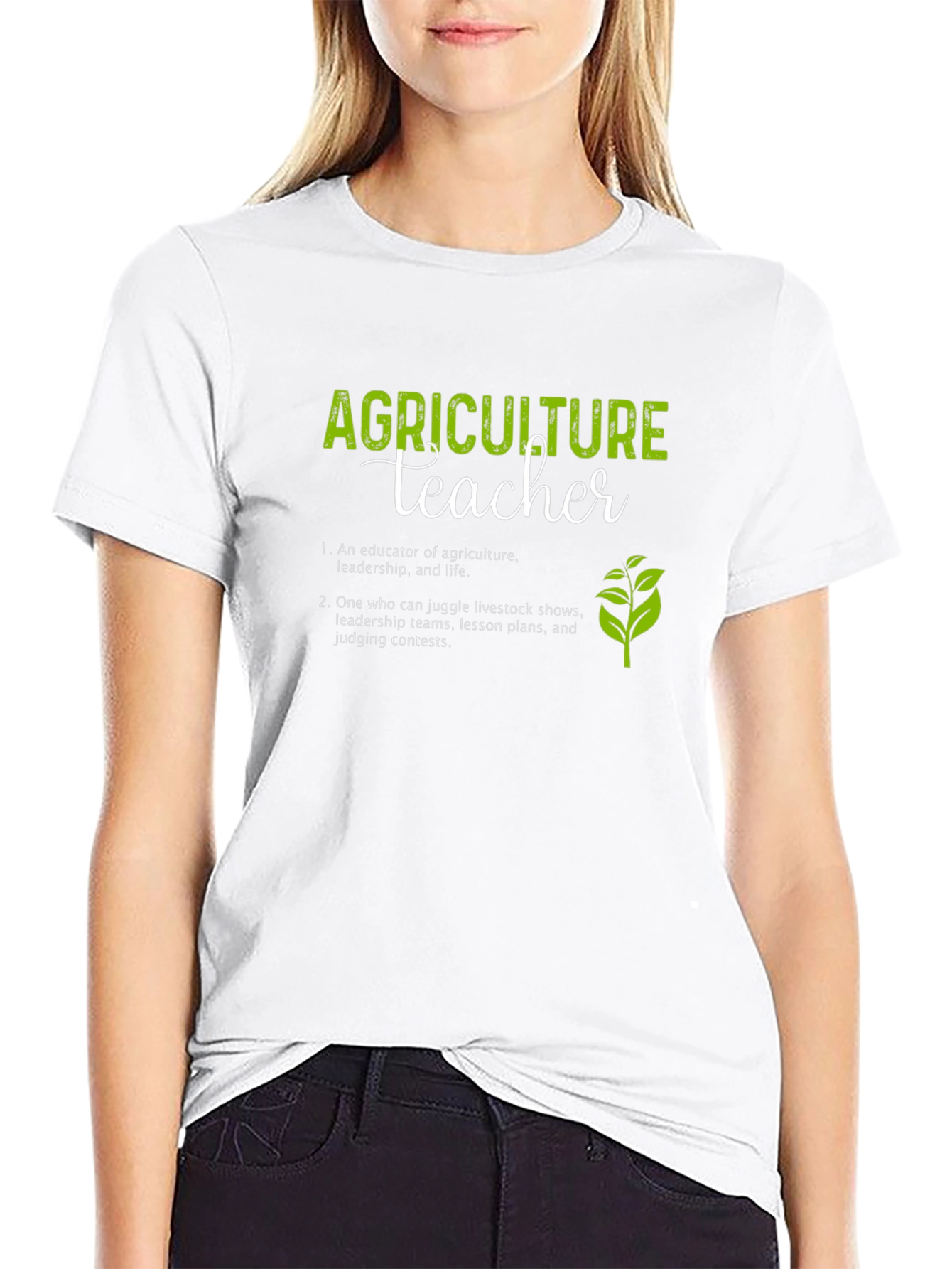 Agriculture Teacher T-Shirt: Educator Leader Life