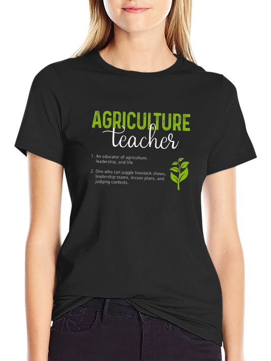Agriculture Teacher T-Shirt: Educator Leader Life