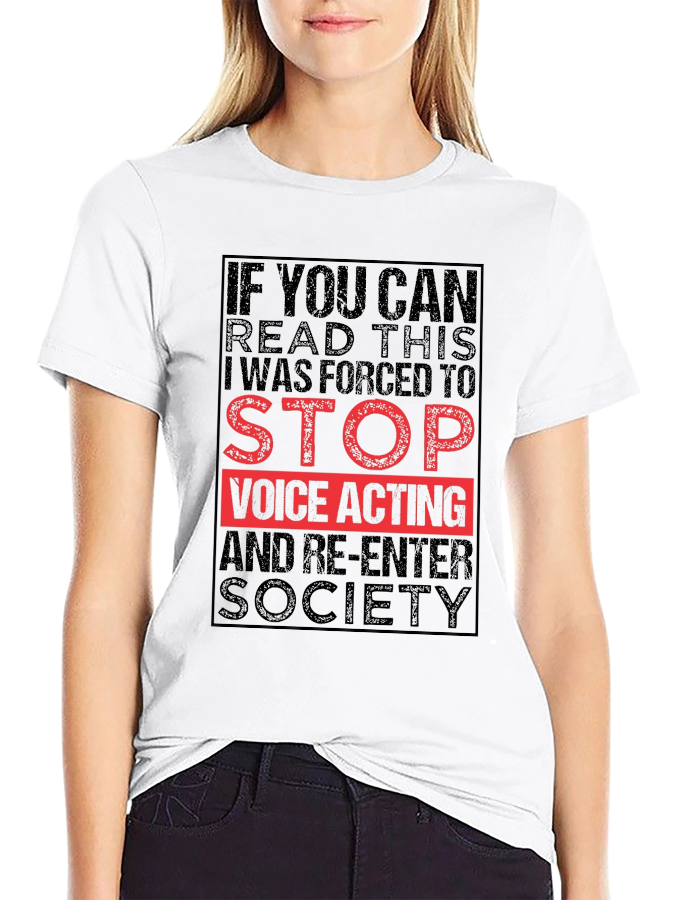 If You Can Read This Voice Acting T-Shirt