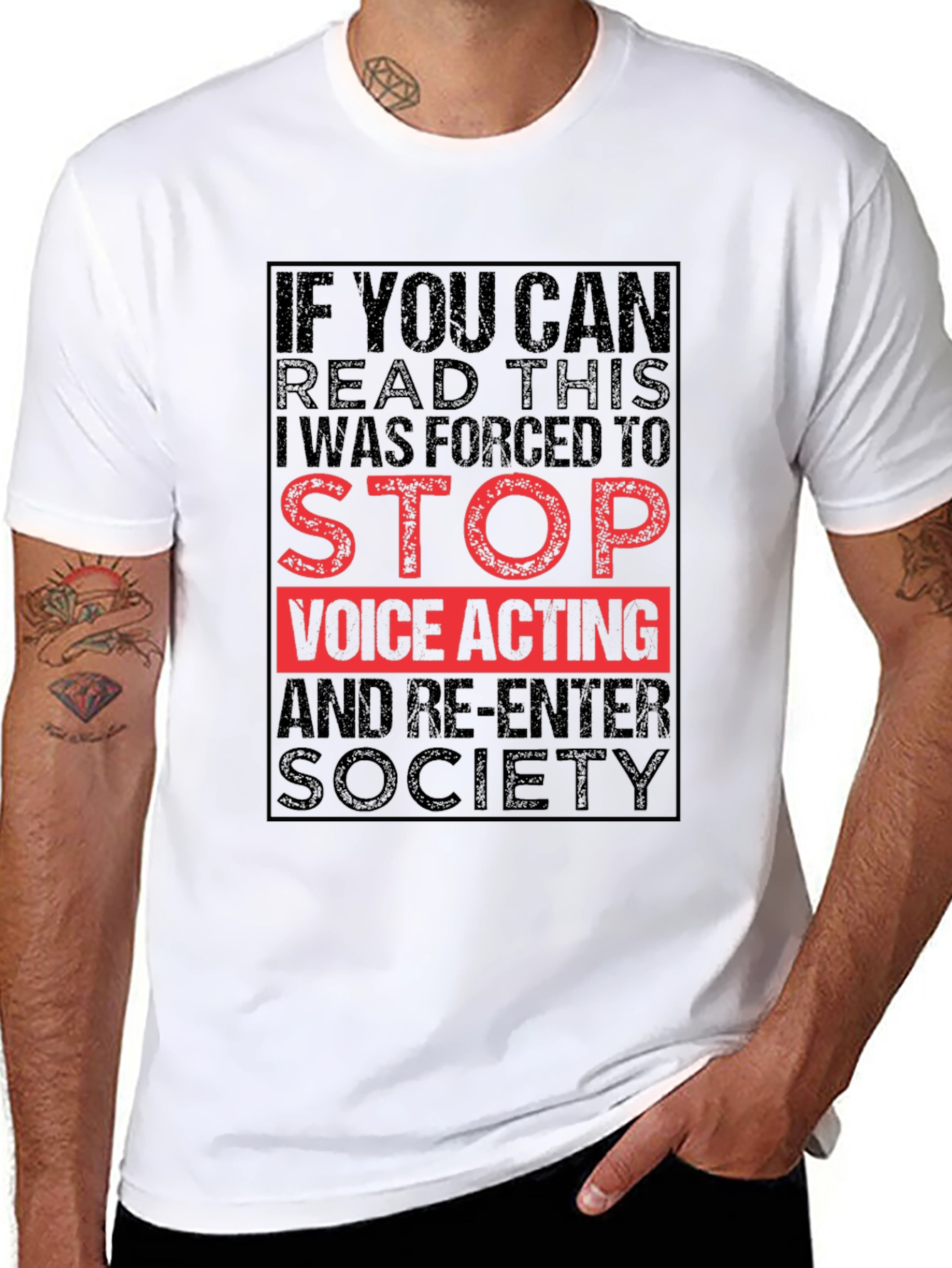 If You Can Read This Voice Acting T-Shirt