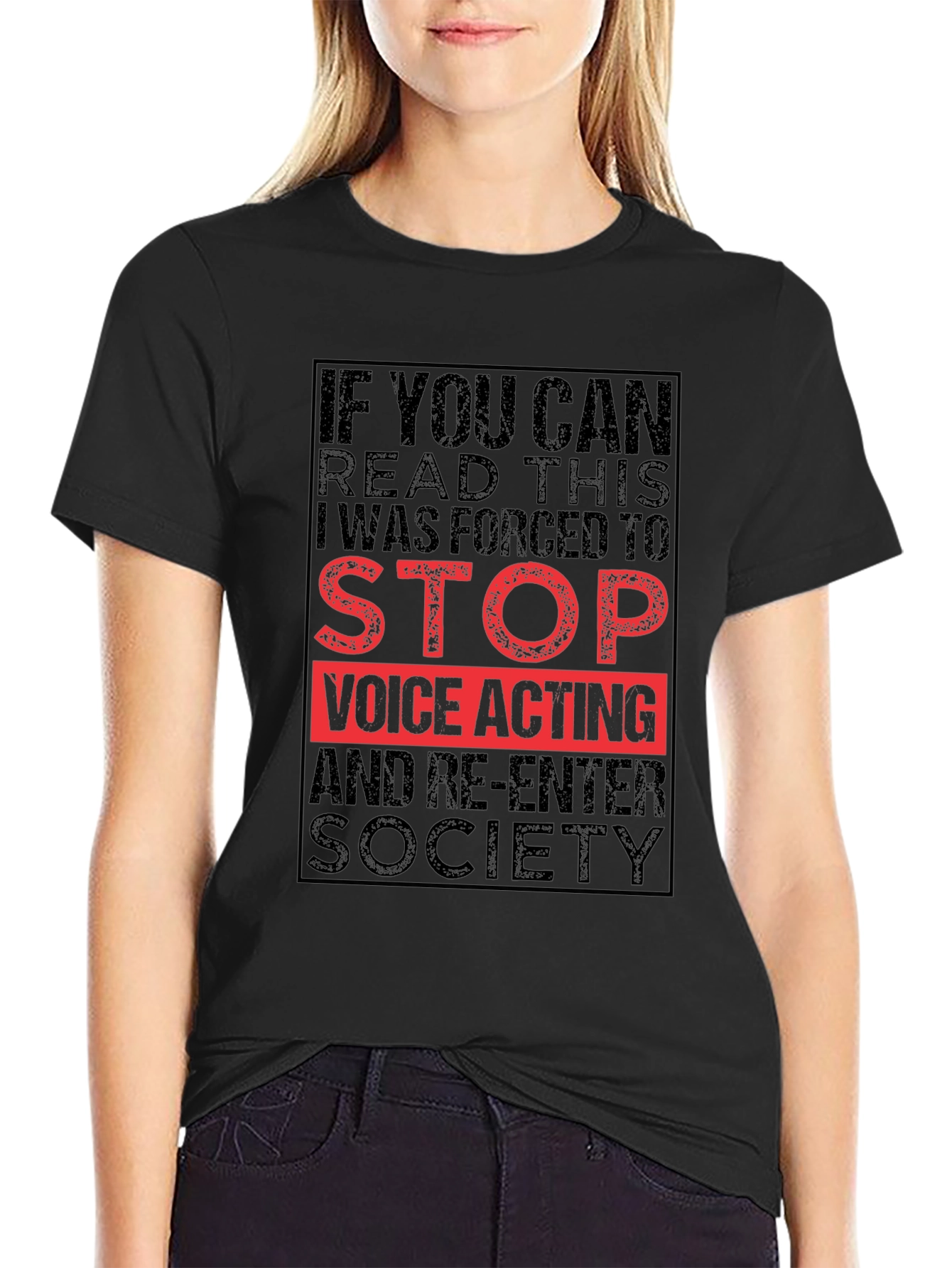 If You Can Read This Voice Acting T-Shirt